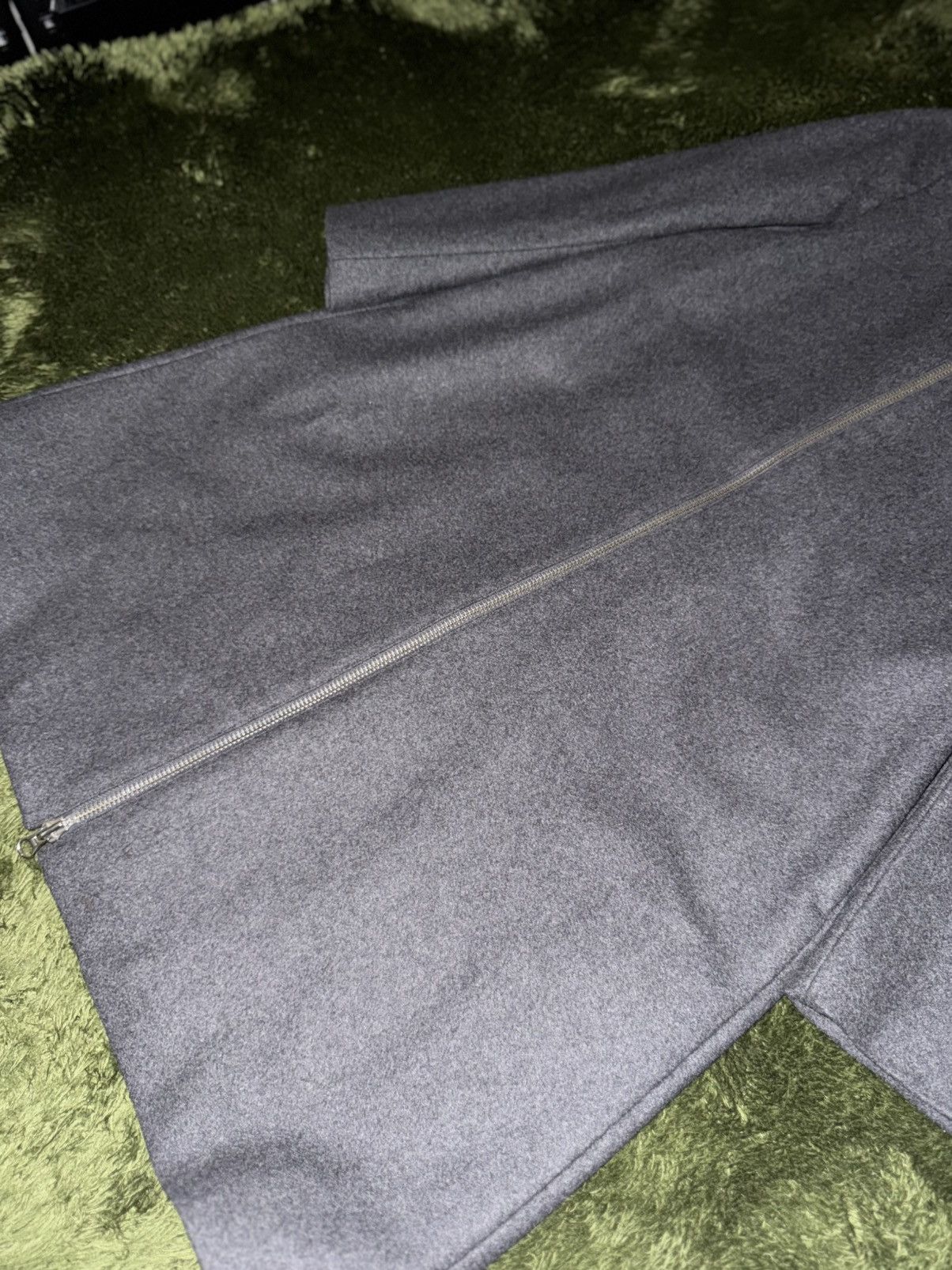 MM6 [38] MM6 Maison Margiela Two-Way Zip Wool Coat Grey Size XS / US 0-2 / IT 36-38 - 6 Thumbnail