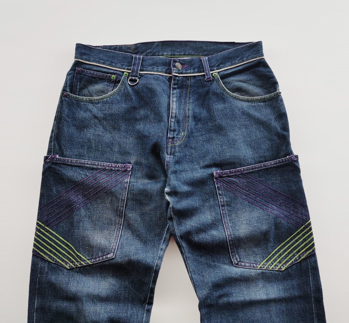 If Six Was Nine × Japanese Brand × Jean Xanthous Selvedge Jeans Size US 33 - 1 Thumbnail