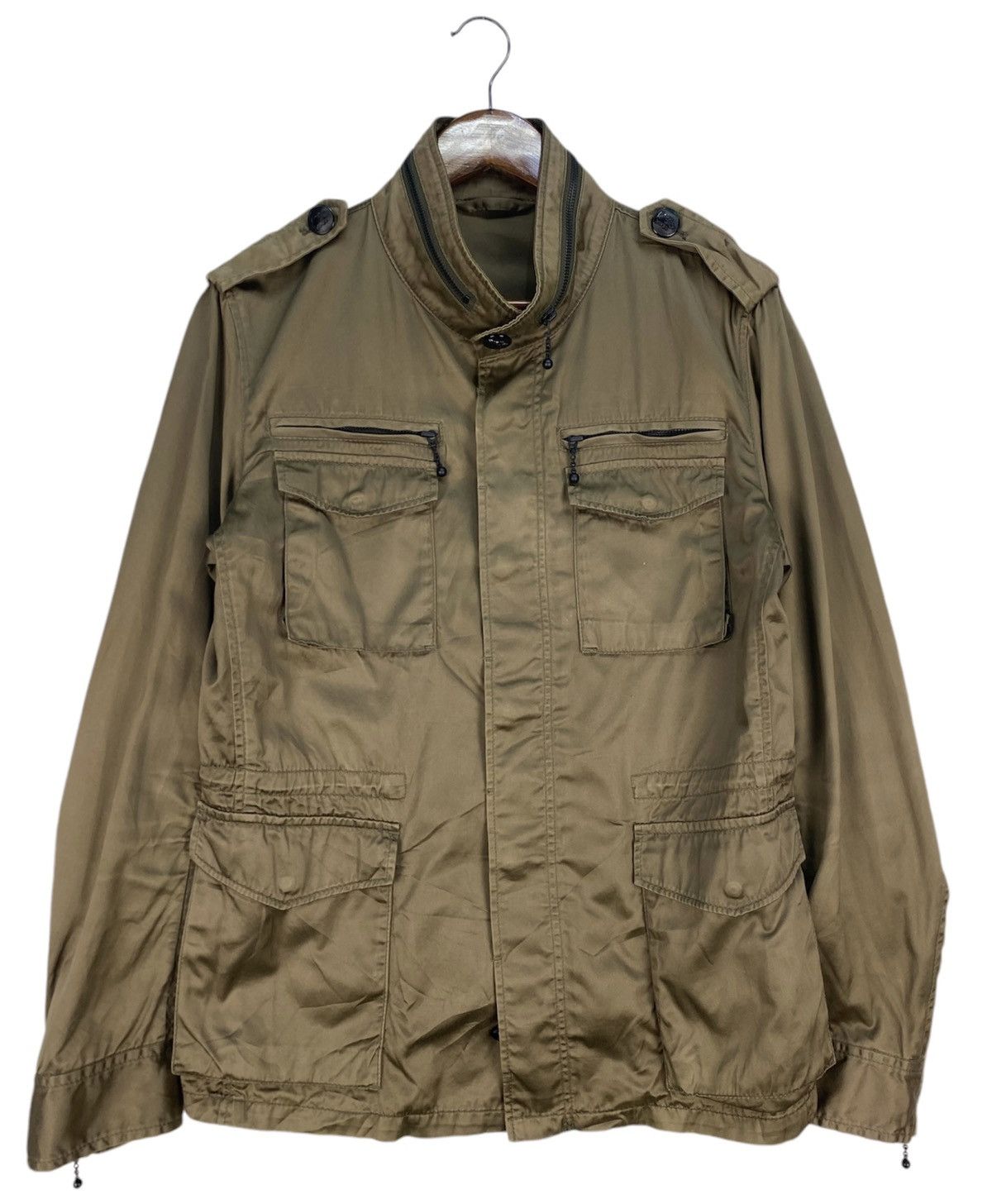 SHIPS Ships Jet Blue Military Jacket Size US M / EU 48-50 / 2 - 2 Thumbnail