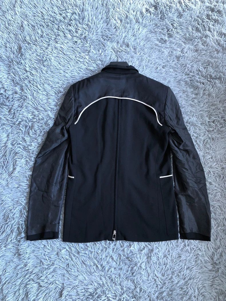 Dior Dior Striped stitching back zipper wool suit jacket 2501-Ne Size US S / EU 44-46 / 1 - 4 Thumbnail