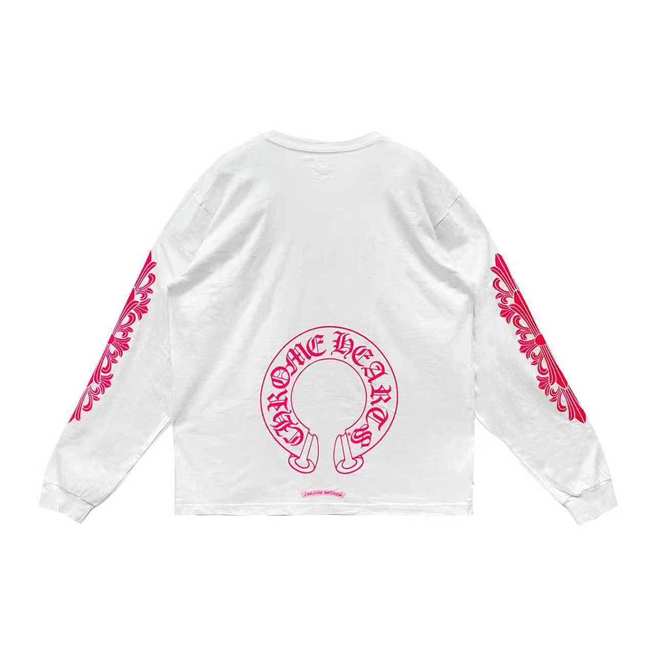 Chrome Hearts Chrome Hearts Classic Pink Horseshoe Long Sleeve T-shirt Size US XXL / EU 58 / 5 - 1 Thumbnail