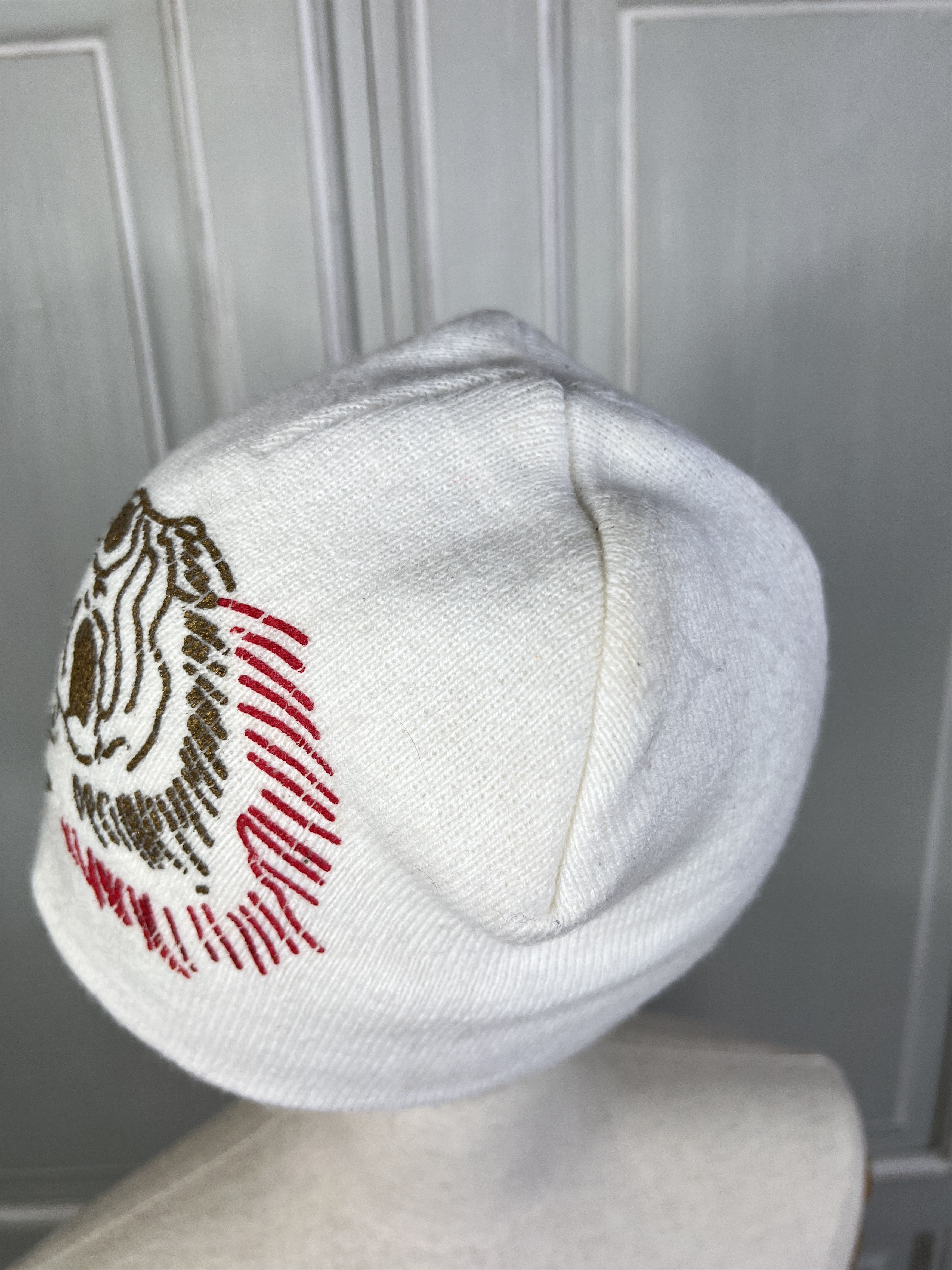 Vintage VINTAGE BEANIE SKULL LOGO STYLE ED HARDY Size ONE SIZE - 6 Thumbnail