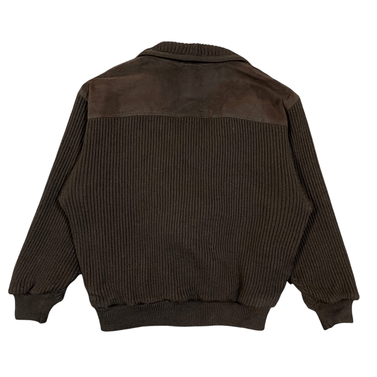 Issey Miyake Vintage Giovanni Uomo Wool Knit Bomber Jacket Issey Style Size US M / EU 48-50 / 2 - 11 Thumbnail