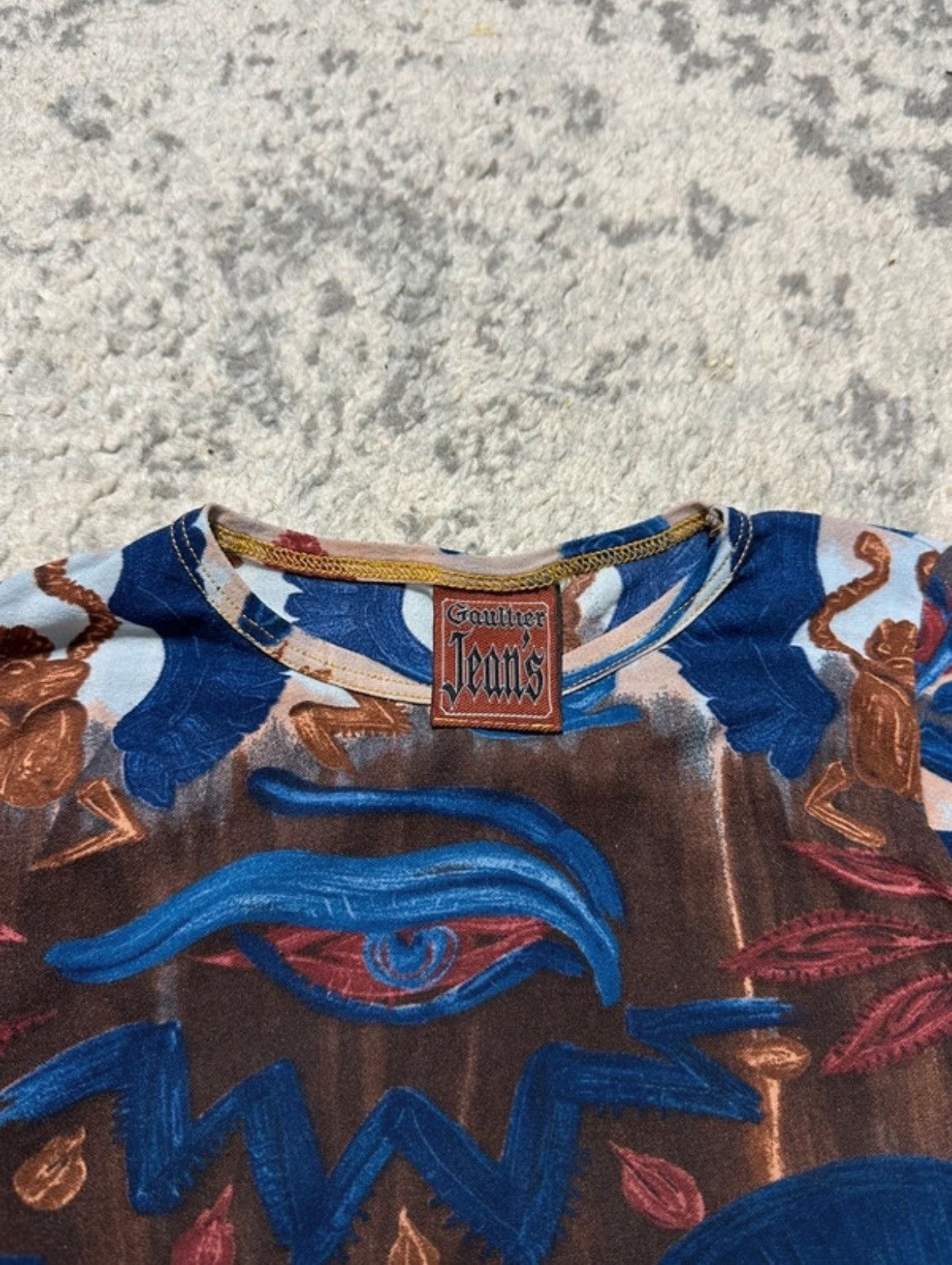 Jean Paul Gaultier SS1997 Horus Scarab Long-sleeve by Jean Paul Gaultier Size S / US 4 / IT 40 - 4 Thumbnail