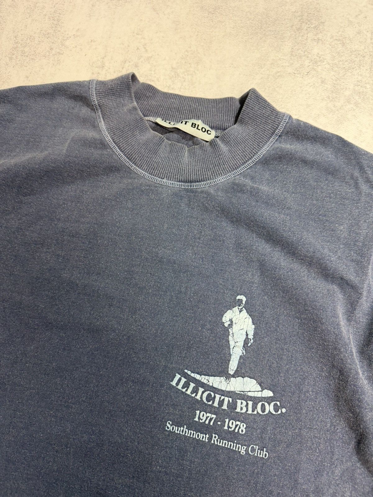 Cole Buxton Illicit Bloc Southmont Running Club Vintage Wash Graphic Tee Size US M / EU 48-50 / 2 - 4 Thumbnail