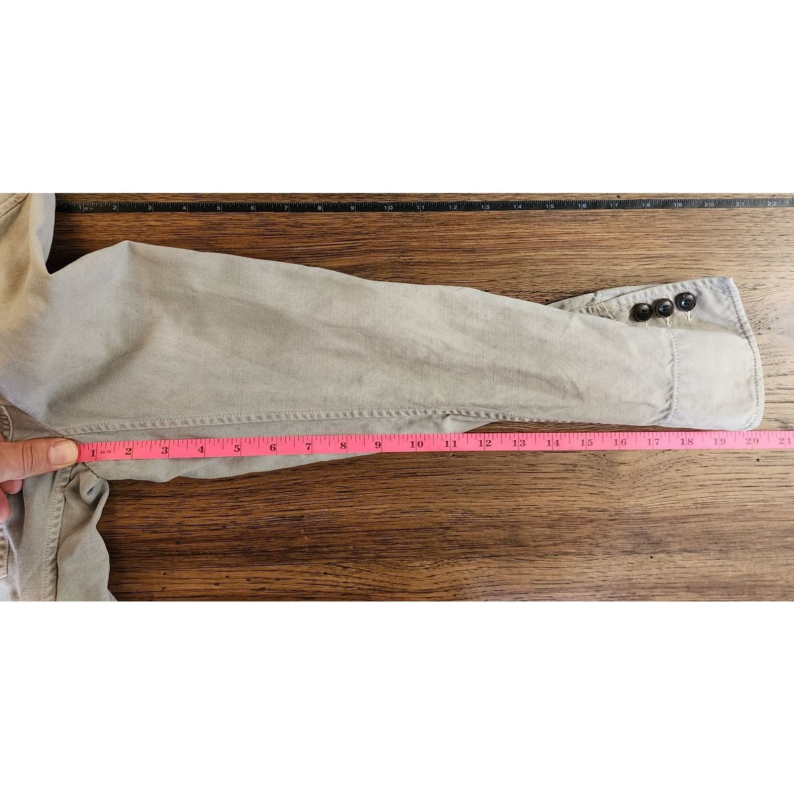 Onassis Onassis Men's Large Gray Slim 4 Front Pocket Field Jacket Size US L / EU 52-54 / 3 - 5 Thumbnail