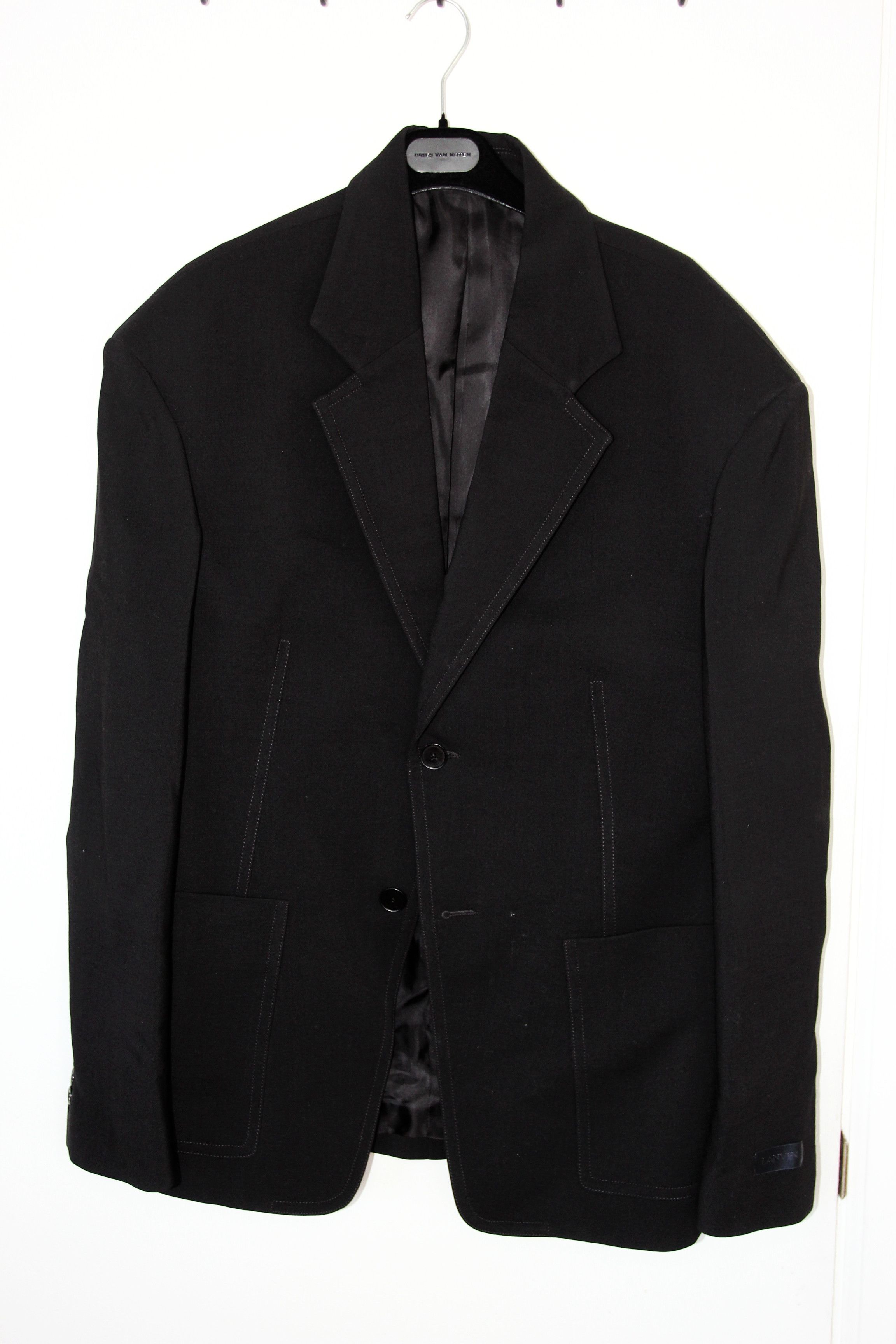 Lanvin BNWT AW23 LANVIN SHOULDER PADS SINGLE BREASTED JACKET 50 Size US M / EU 48-50 / 2 - 2 Thumbnail