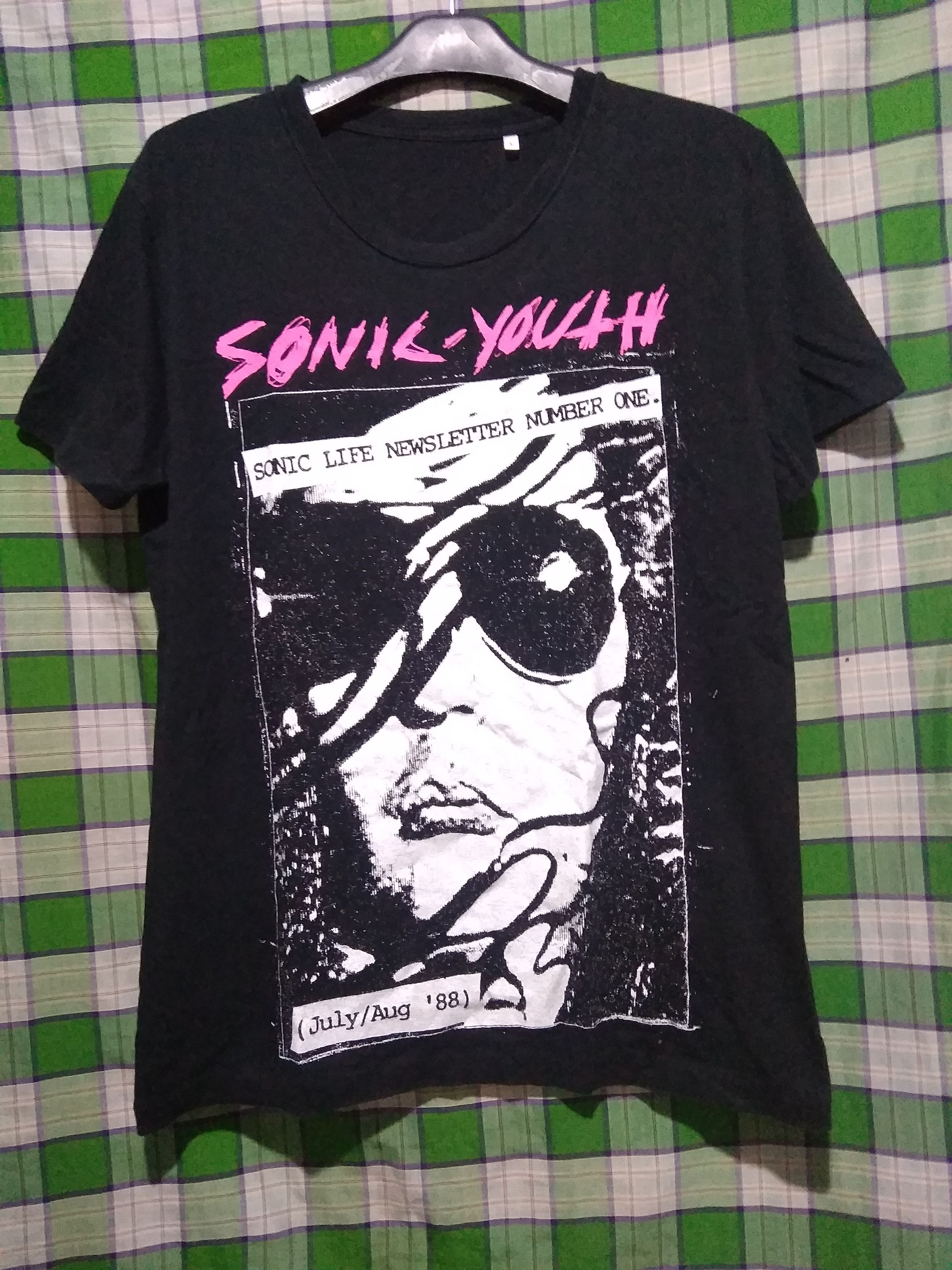 Band Tees × Japanese Brand × Vintage Sonic Youth Sonic Life Newsletter single stitch vintage Size L / US 10 / IT 46 - 1 Thumbnail