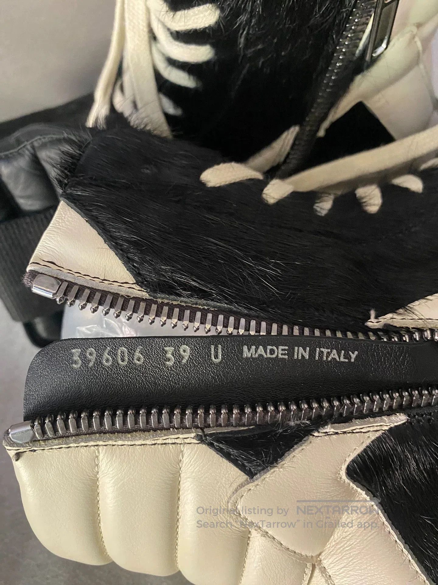 Rick Owens rick owens black fur triangle sneakers size 39. Size US 6 / EU 39 - 6 Thumbnail