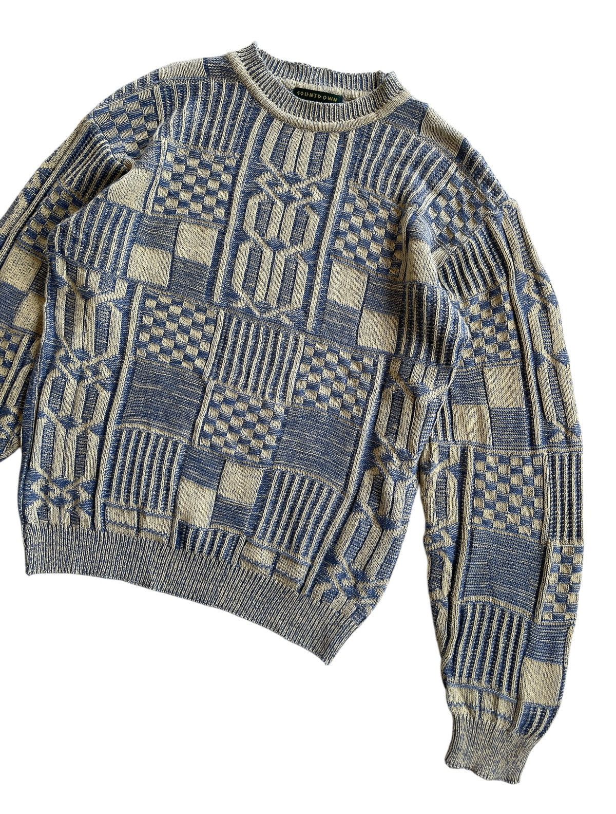 Vintage Vintage Countdown Knitted Sweater Size US M / EU 48-50 / 2 - 5 Thumbnail
