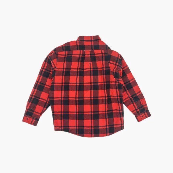 Balenciaga Balenciaga Red Plaid Long Sleeve Shirt 0079-2507 Size M / US 6-8 / IT 42-44 - 3 Thumbnail