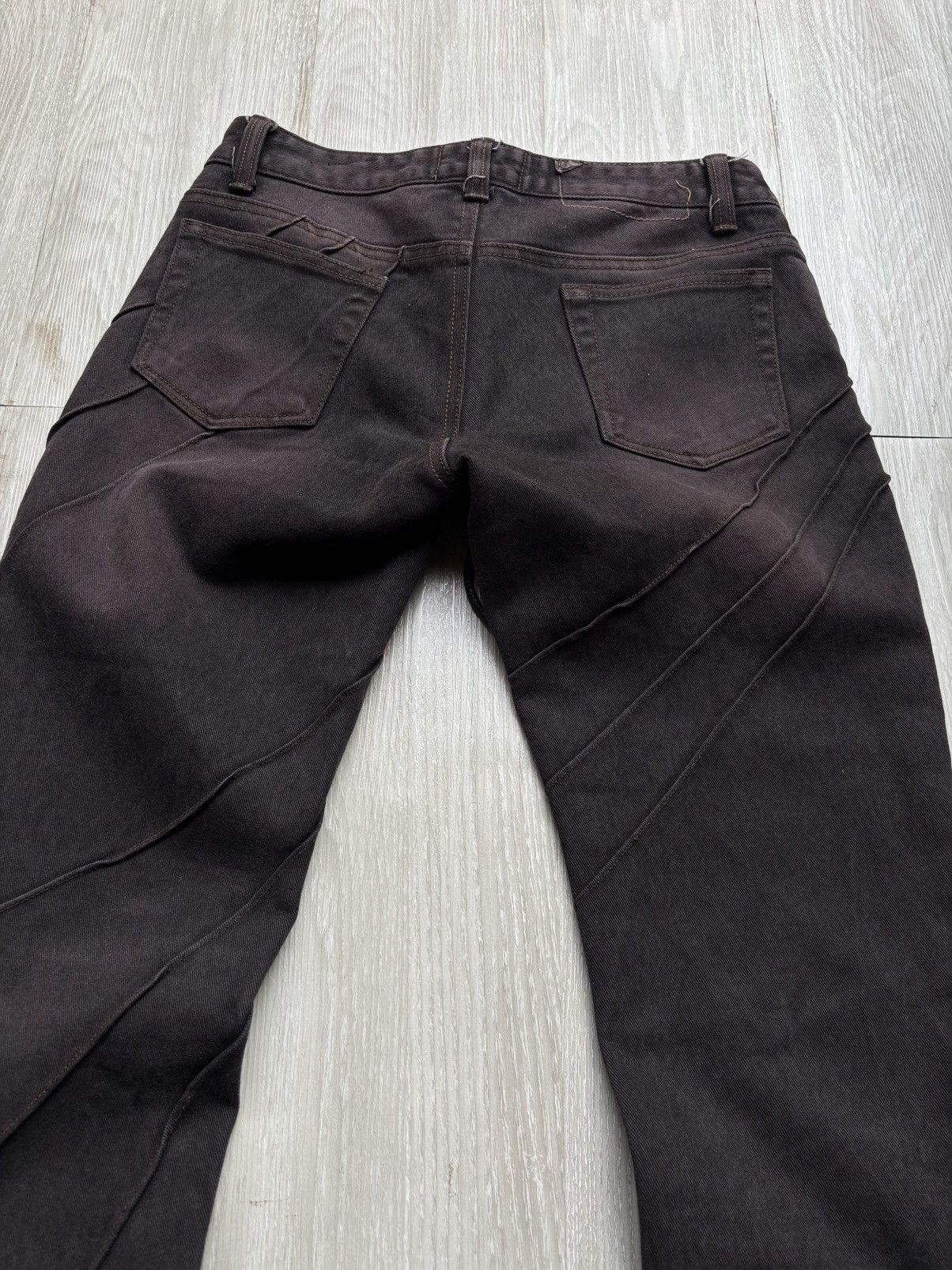 Japanese Brand VERTGARMENTS lace up flare jeans Size US 26 / EU 42 - 5 Thumbnail