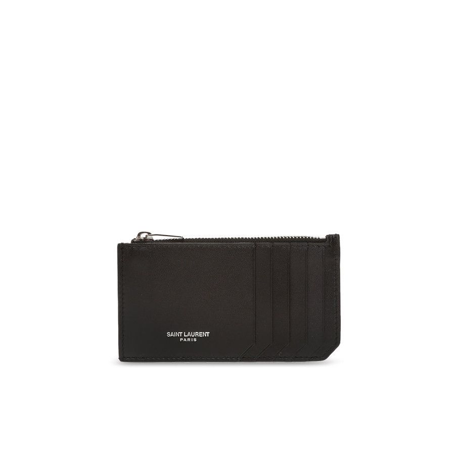 Saint Laurent Paris SAINT LAURENT Black Card Case New & Authentic Size ONE SIZE - 1 Thumbnail
