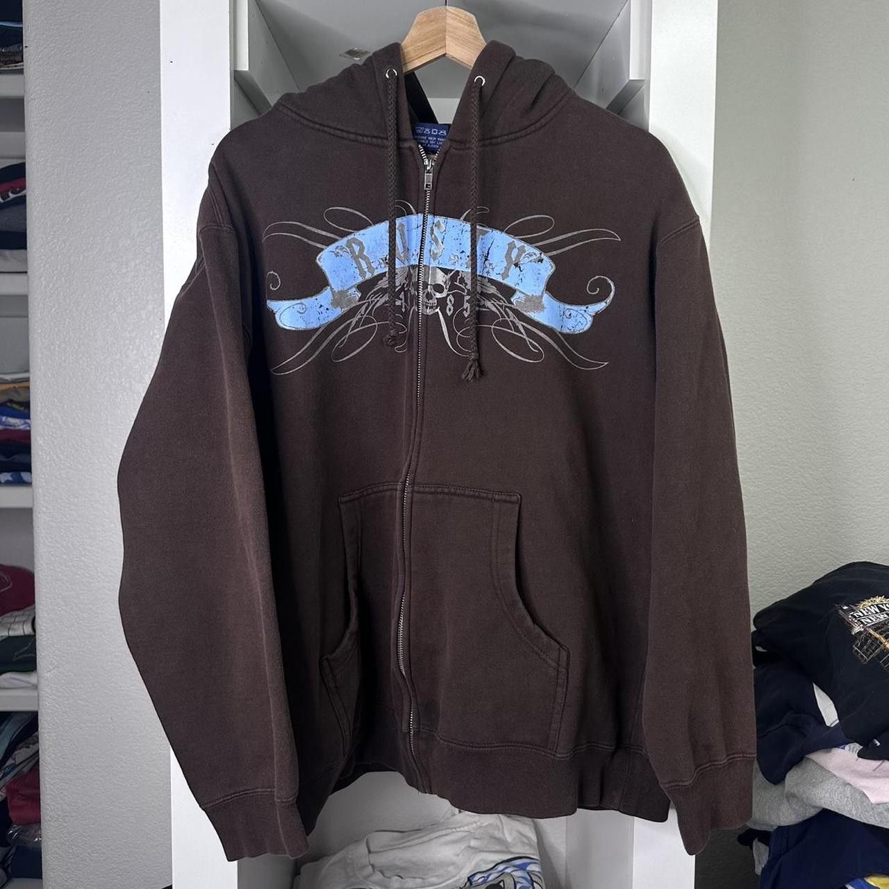 Rusty 2000s Y2K Vintage Rusty Surfwear Skate Zip Up Jacket Hoodie Size US M / EU 48-50 / 2 - 2 Thumbnail