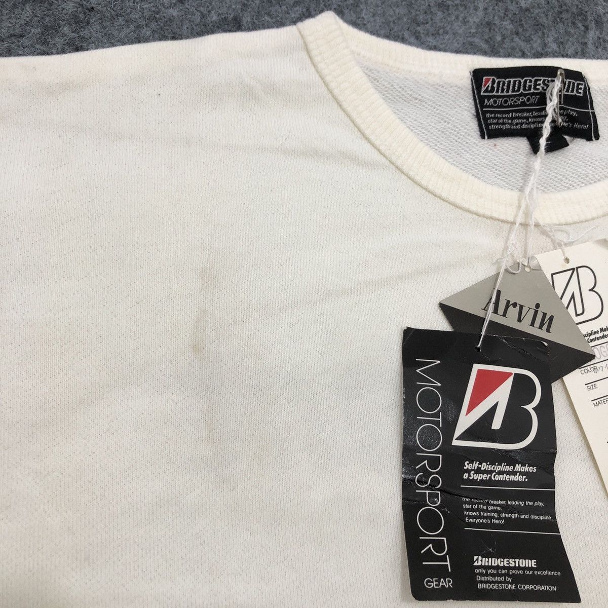 Vintage Vintage Bridgestone Motorsport Sweatshirt Size US L / EU 52-54 / 3 - 5 Thumbnail