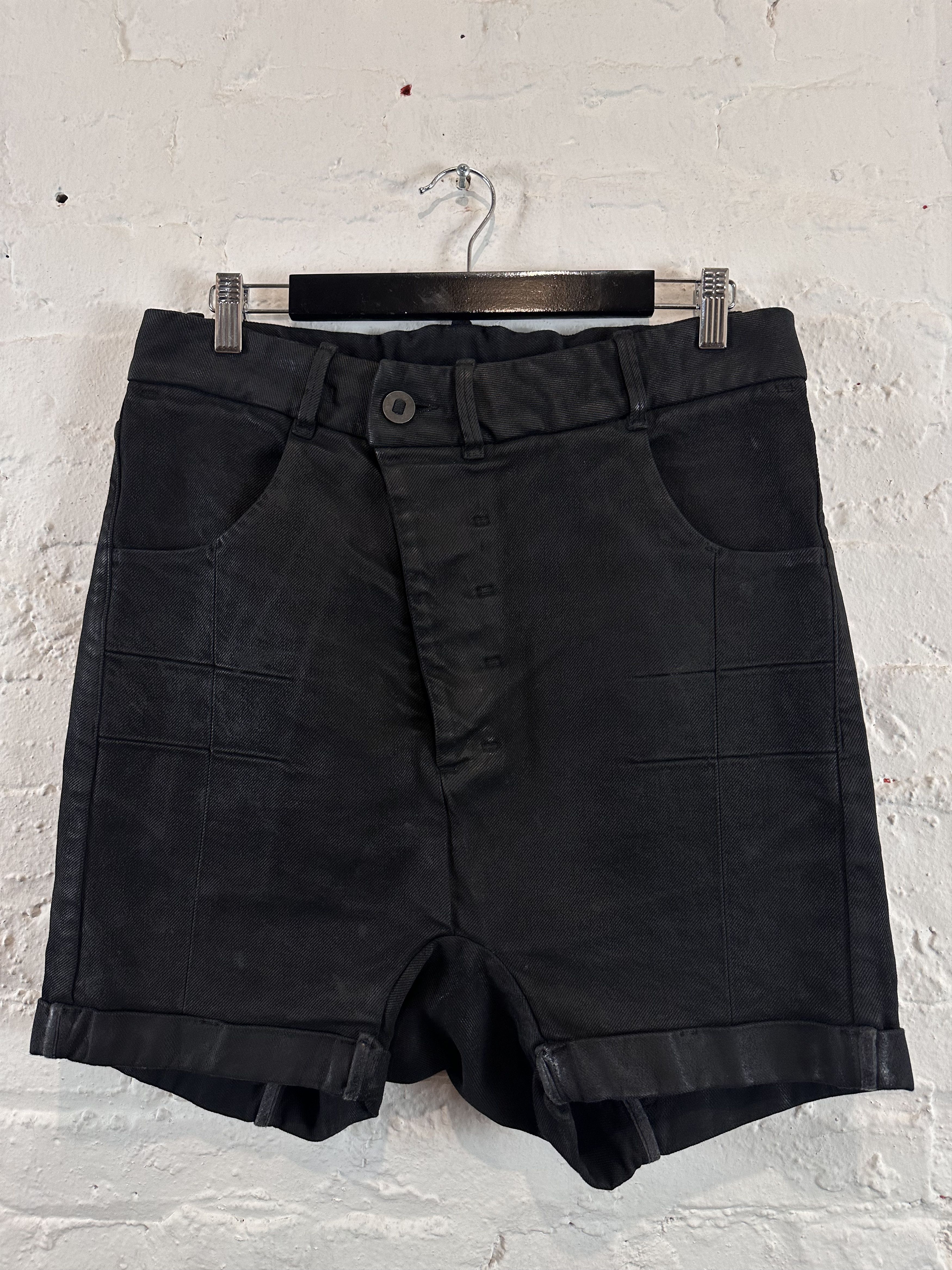 image of Boris Bidjan Saberi P16 Short Fet10004 in Black, Men's (Size 30)