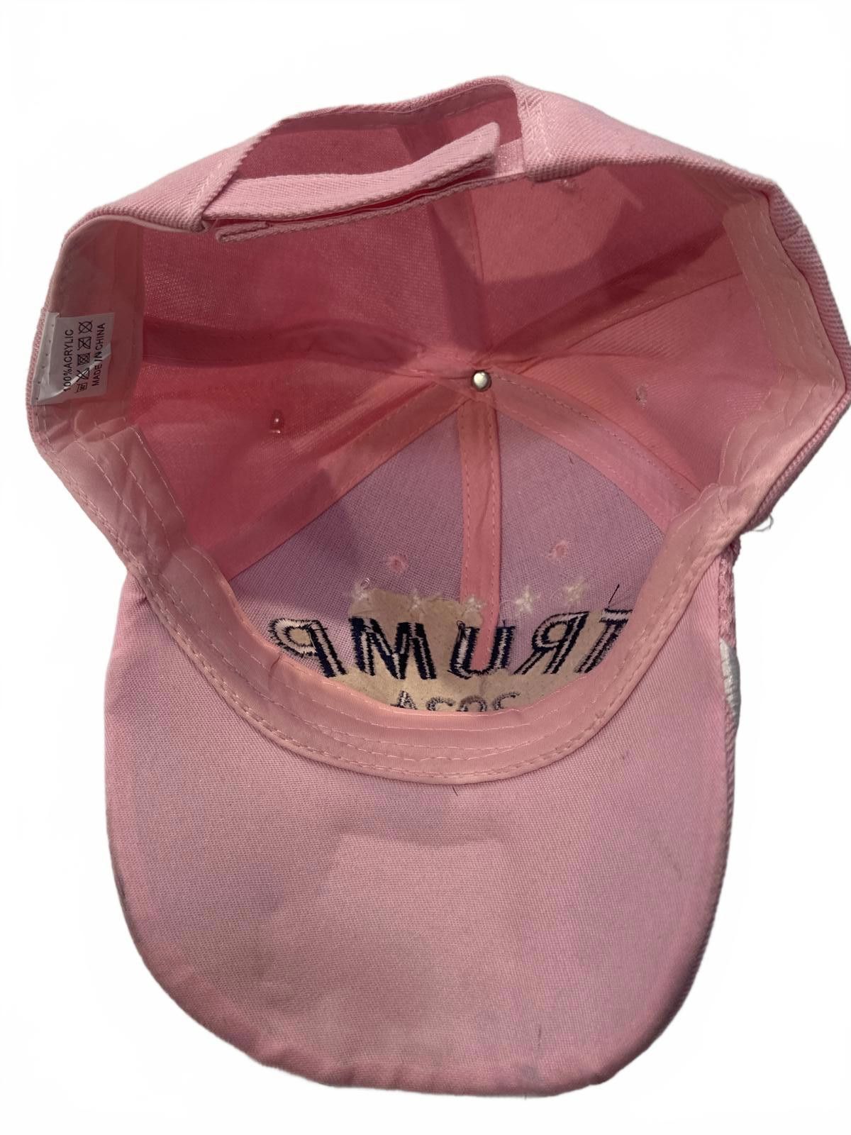 Donald Trump Pink Women's Trump 2024 Hat Size ONE SIZE - 6 Thumbnail