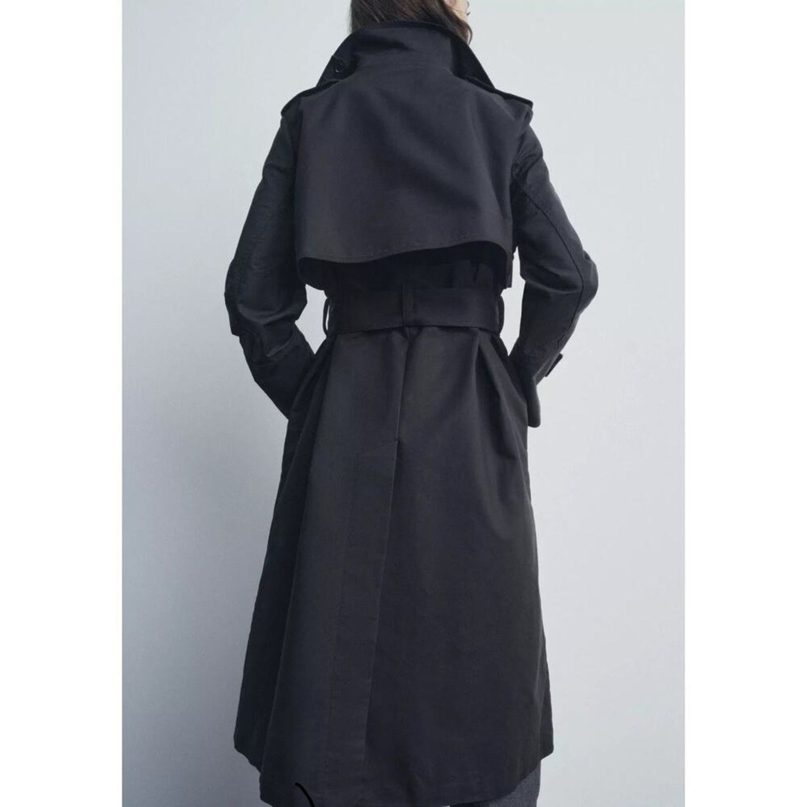 Zara Nwt-ZARA ZW COLLECTION OVERSIZE TRENCH COAT-water resistant- Size M / US 6-8 / IT 42-44 - 2 Thumbnail