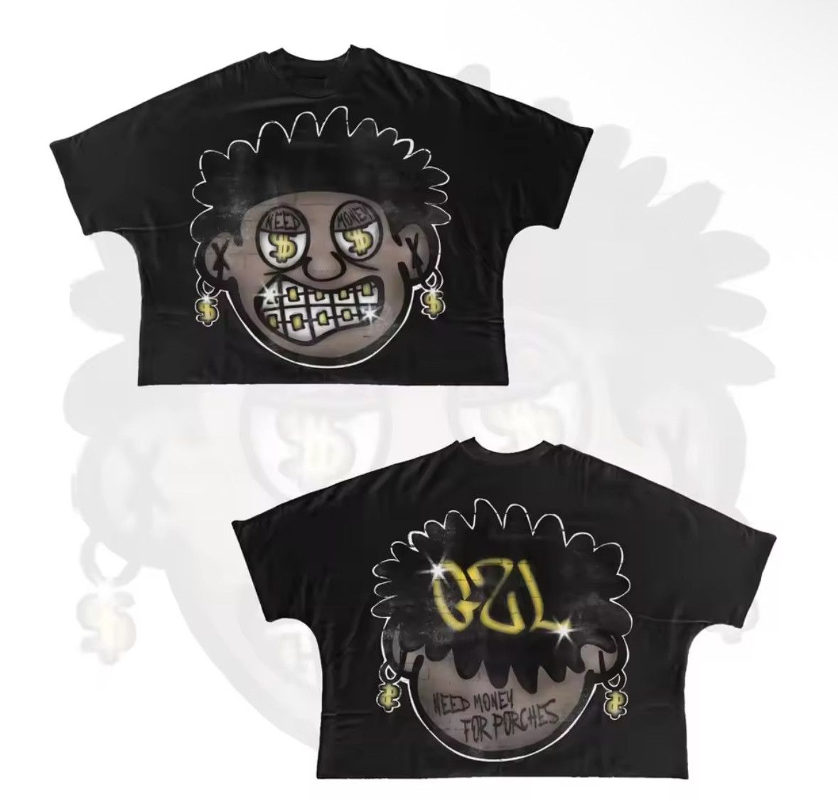 Other Y2K Streetwear Goth Fashion Black T-Shirt Punk Graphic Tees Size US L / EU 52-54 / 3 - 1 Thumbnail