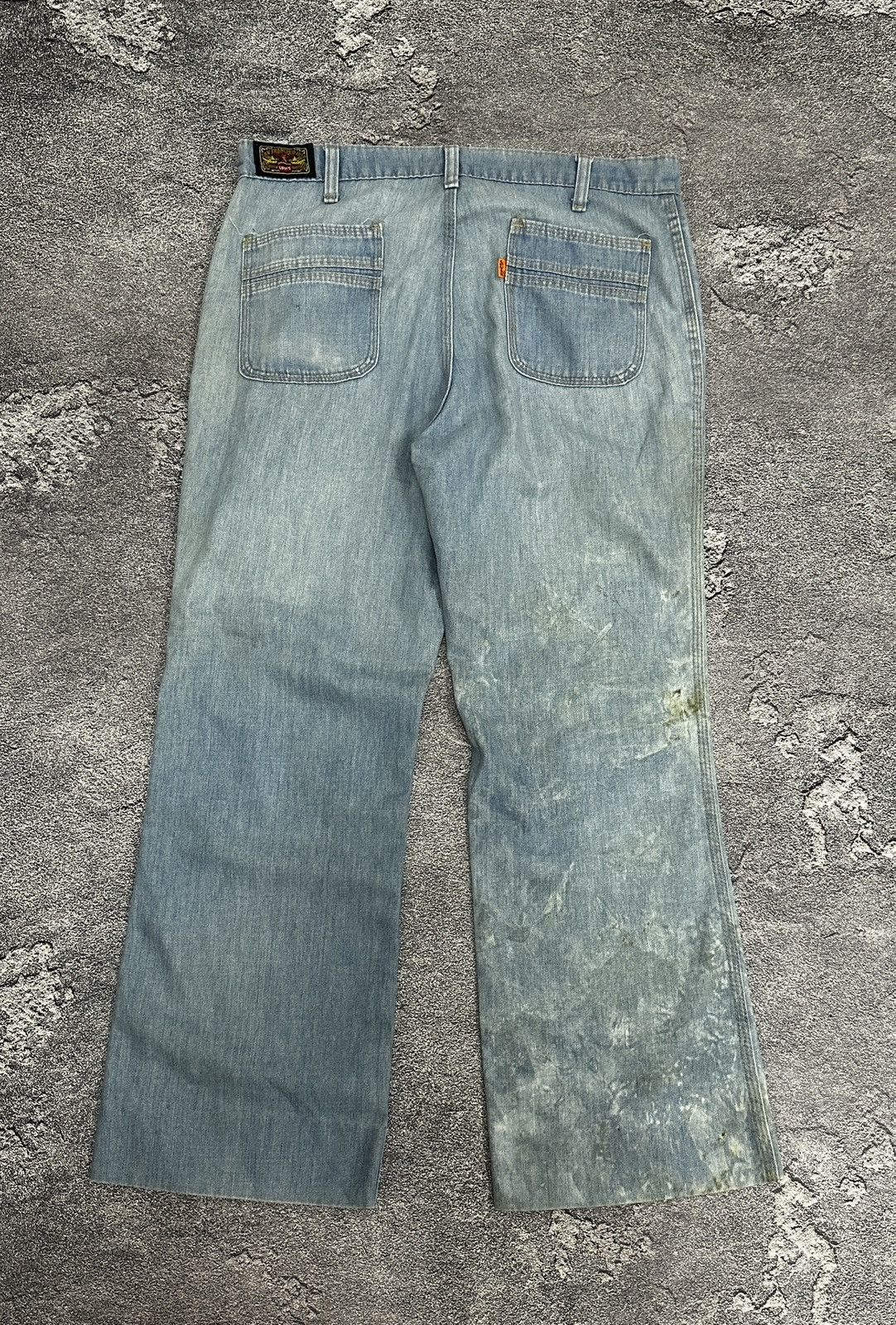Levi's Vintage Levi’s 70’s Talon Boot-Cut Painted Denim Pants Y2k Size US 32 / EU 48 - 2 Thumbnail
