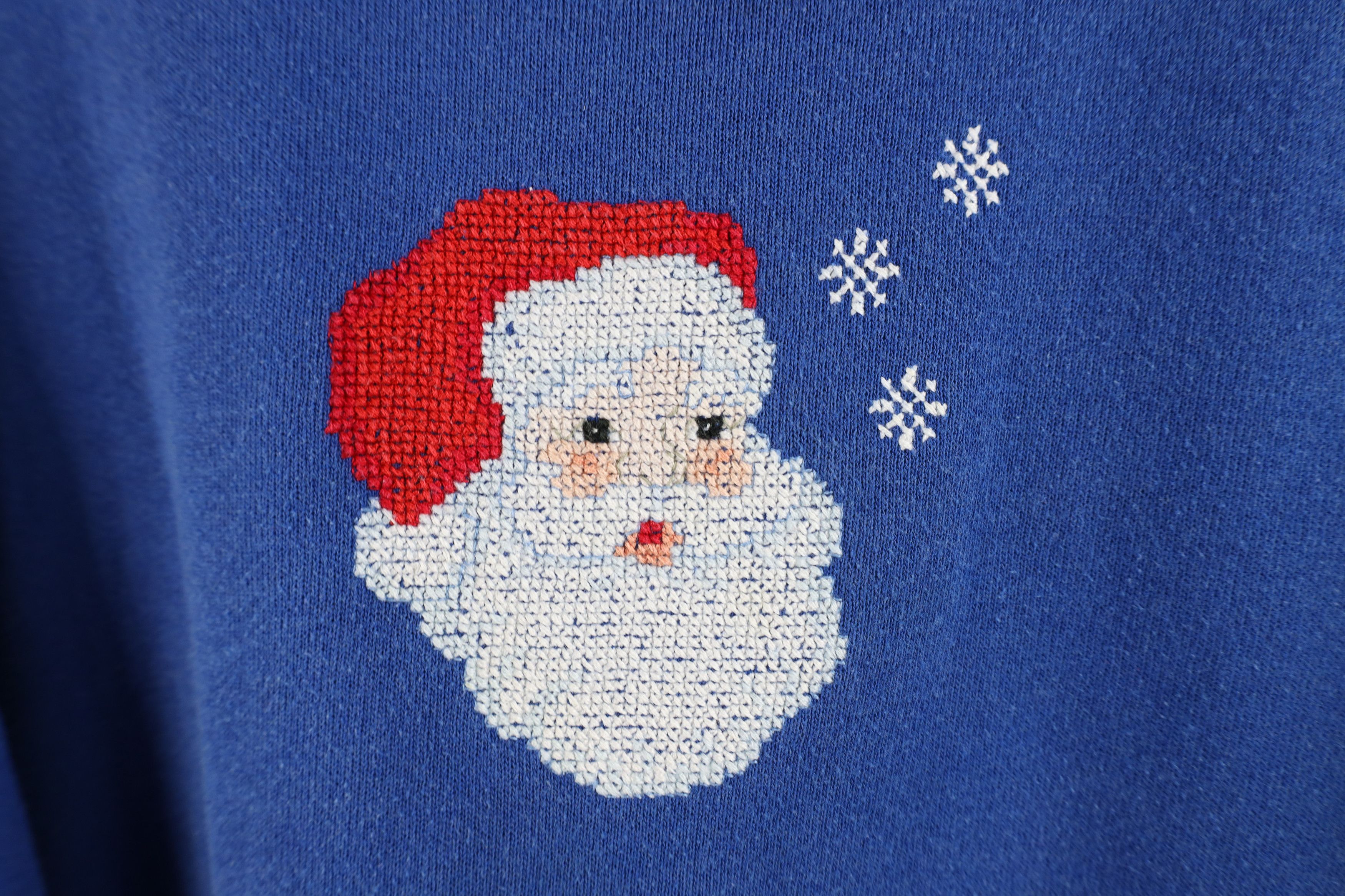 Vintage Vintage 90s Streetwear Santa Claus Christmas Sweatshirt Size L / US 10 / IT 46 - 4 Thumbnail