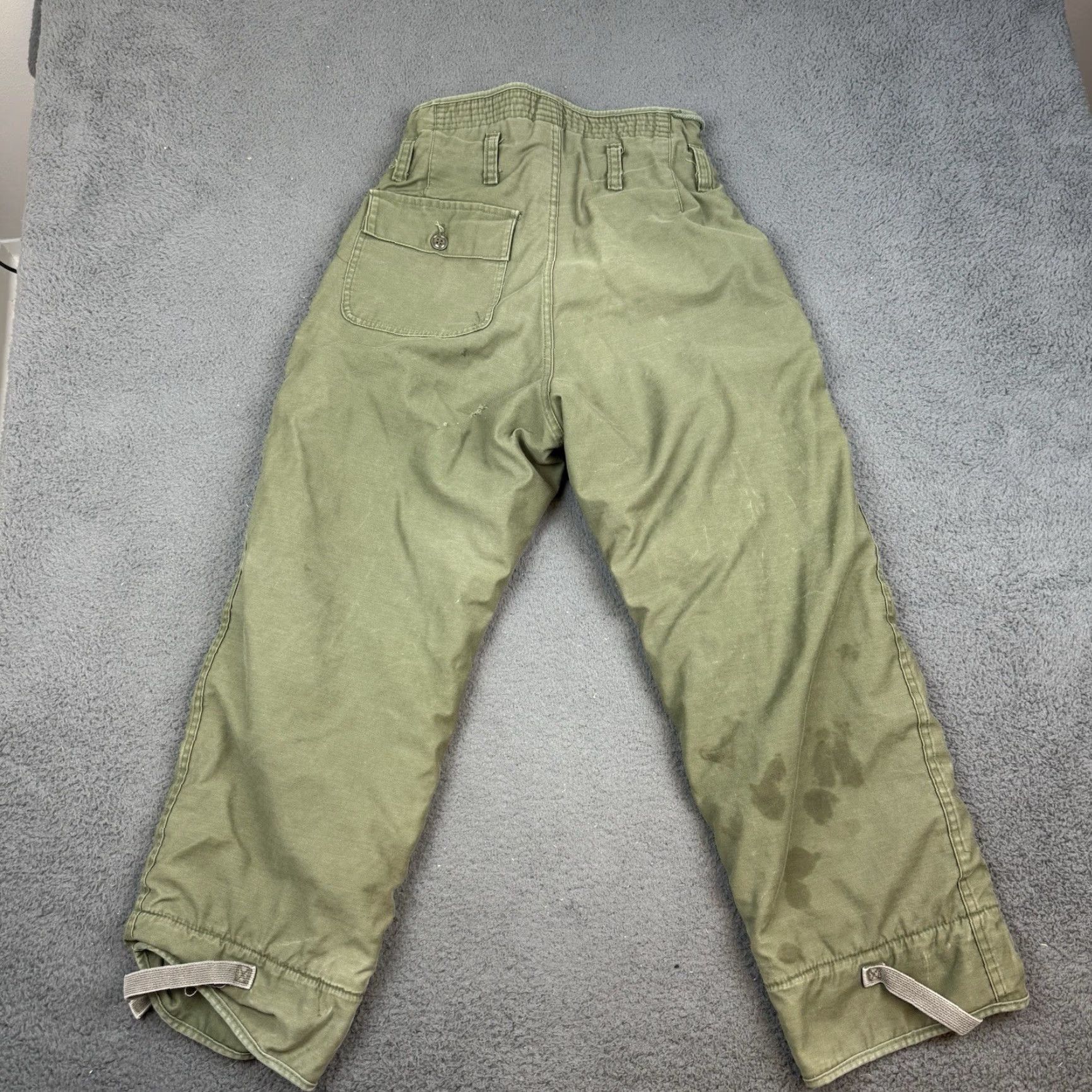 Alpha Industries VINTAGE Alpha Industries Pants Cargo Men S Green Inseam 27in Size US 29 - 6 Thumbnail