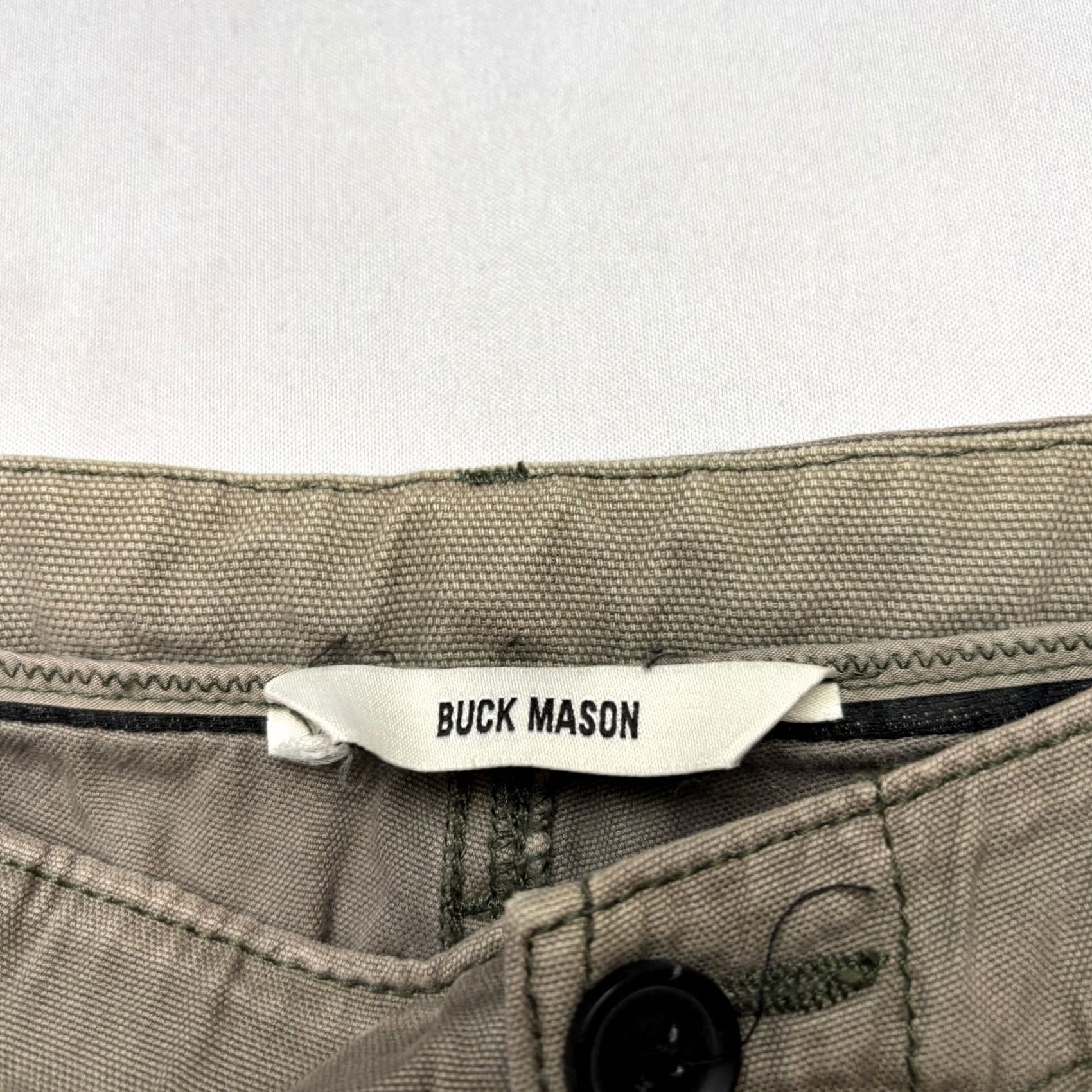 Buck Mason VINTAGE Buck Mason Men's Walk Shorts 28 7.5" Canvas Quiet Luxury Green Size US 28 / EU 44 - 3 Thumbnail