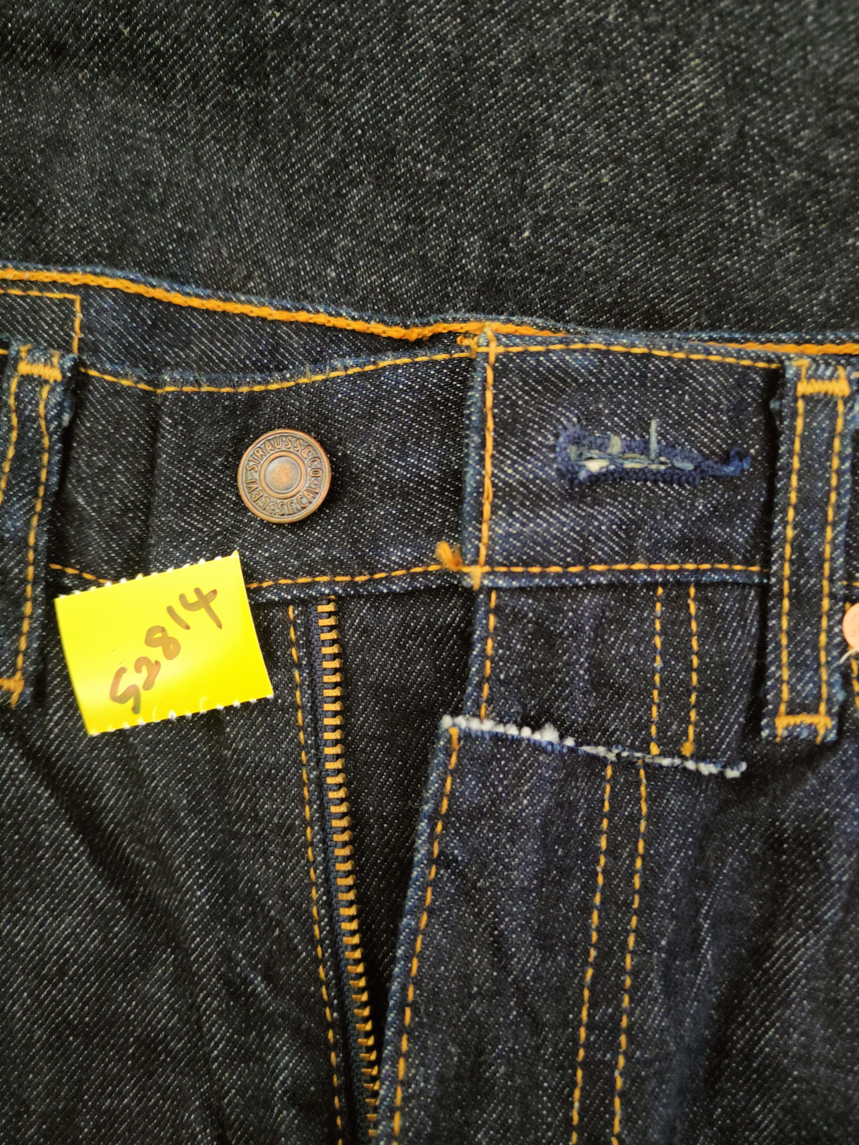 Levi's Levi's Dark Blue Distressed Ripped Jeans #S2814 Size US 27 - 18 Thumbnail