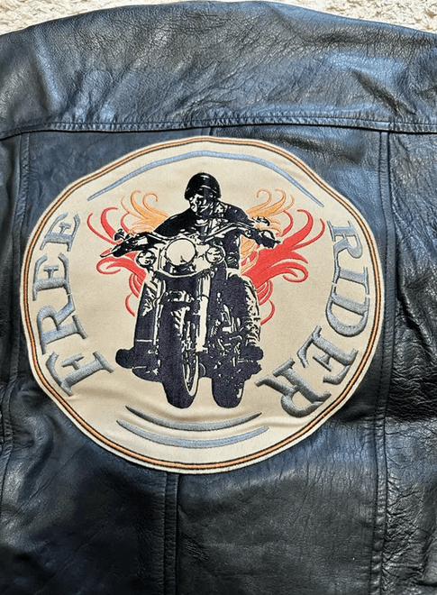 Other Men's leather biker vest FREE RIDER Size US M / EU 48-50 / 2 - 2 Thumbnail