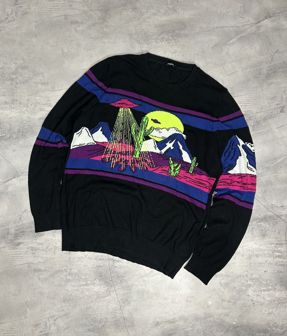 Diesel Rare Diesel alien sweater Size US M / EU 48-50 / 2 - 1 Thumbnail