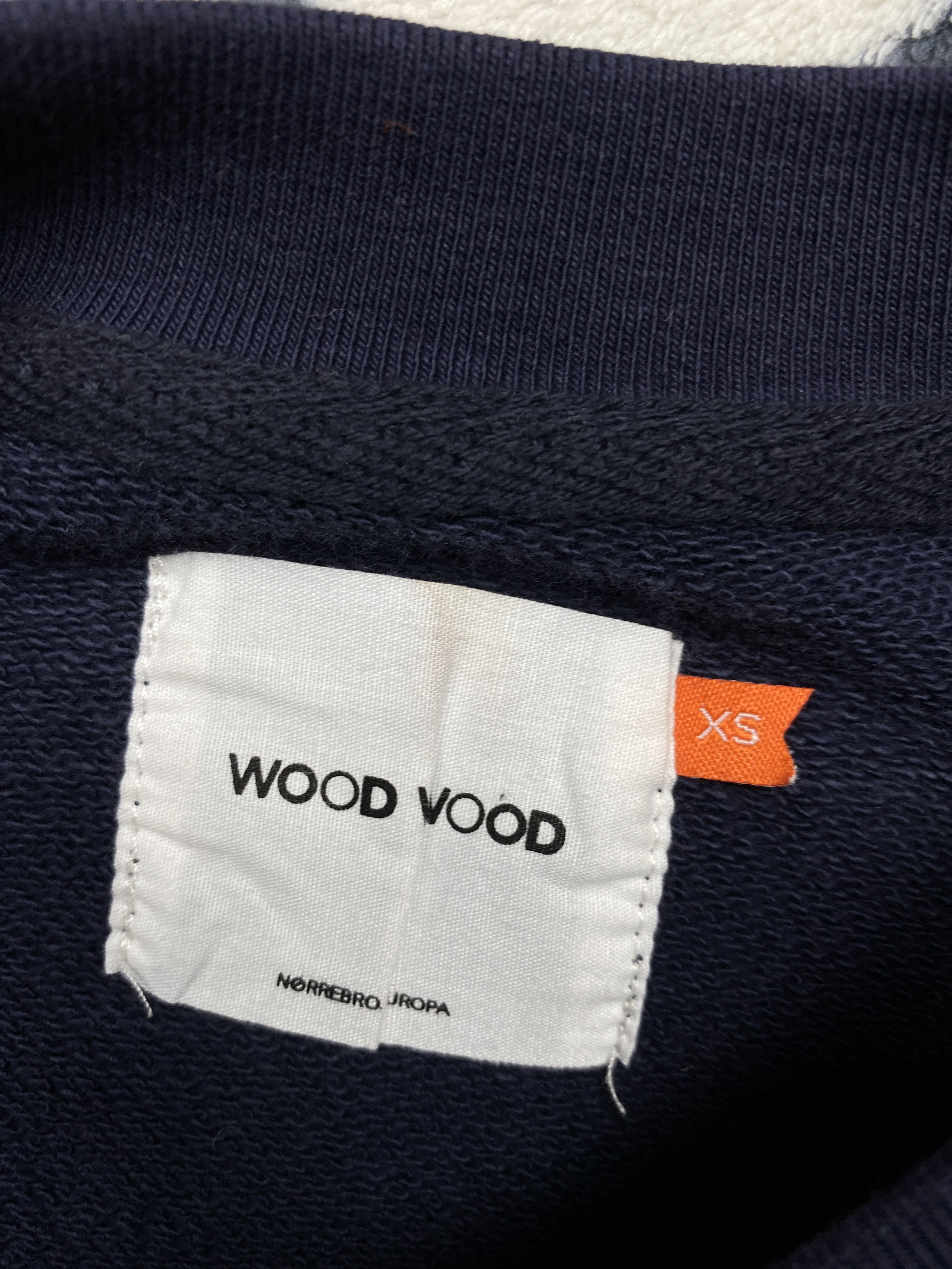 Wood Wood Wood Wood Vintage Mens Sweatshirt Y2K Size US XS / EU 42 / 0 - 4 Thumbnail