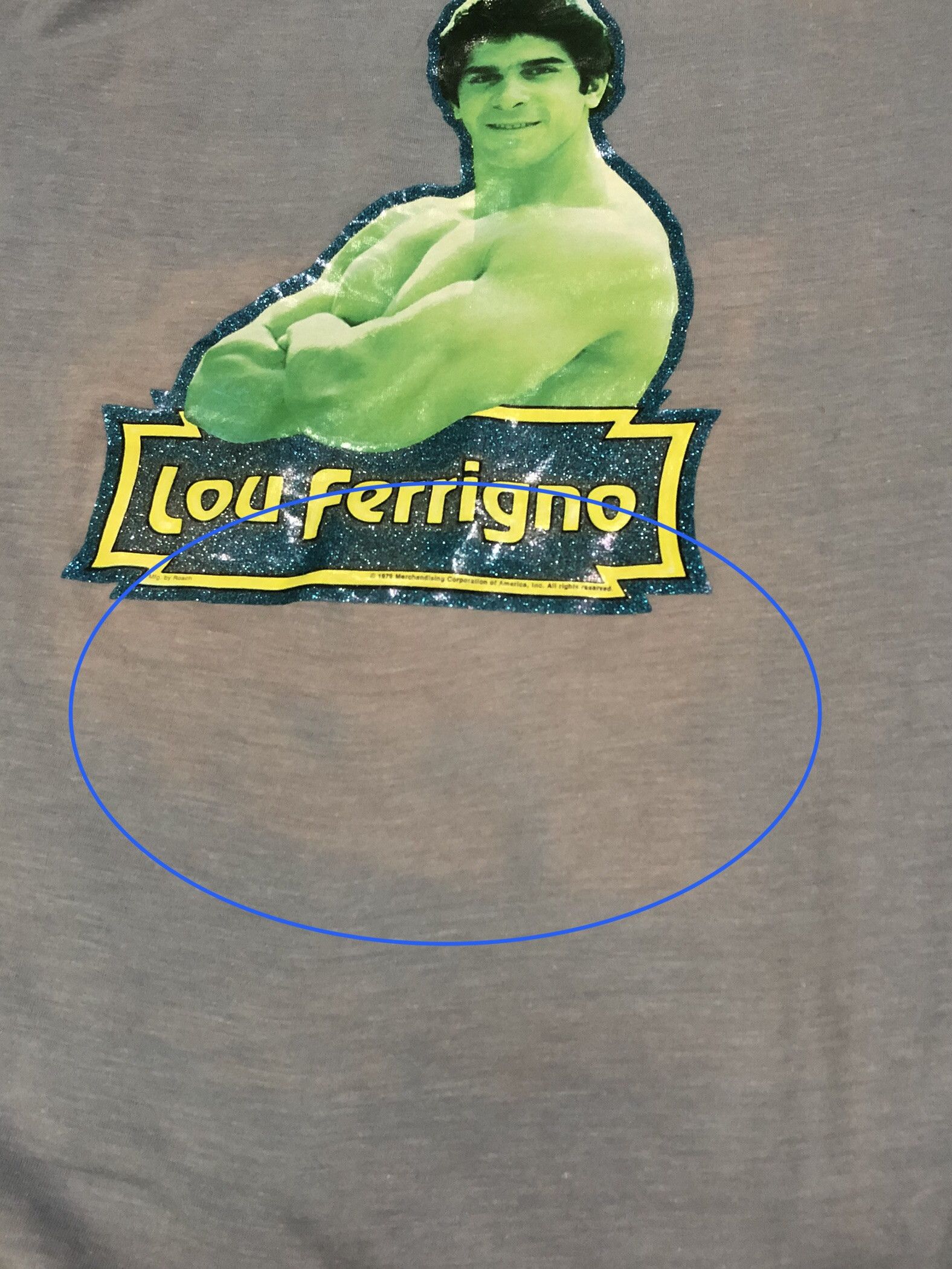 Marvel Comics × Vintage Vintage 70s Hulk Lou Ferrigno Iron-on Tshirt Size US M / EU 48-50 / 2 - 15 Thumbnail