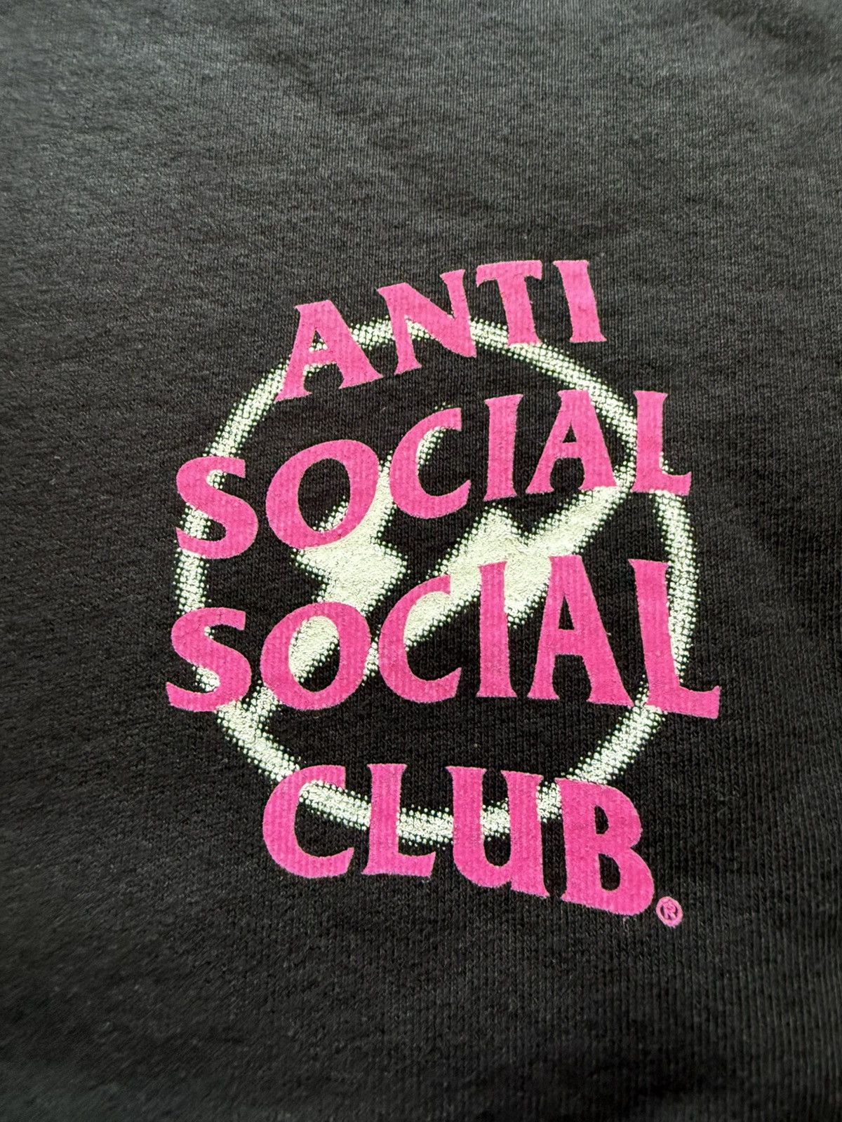 Anti Social Social Club × Fragment Design Anti Social Social Club x Fragment Hoodie Black Pink XL Size US XL / EU 56 / 4 - 2 Thumbnail