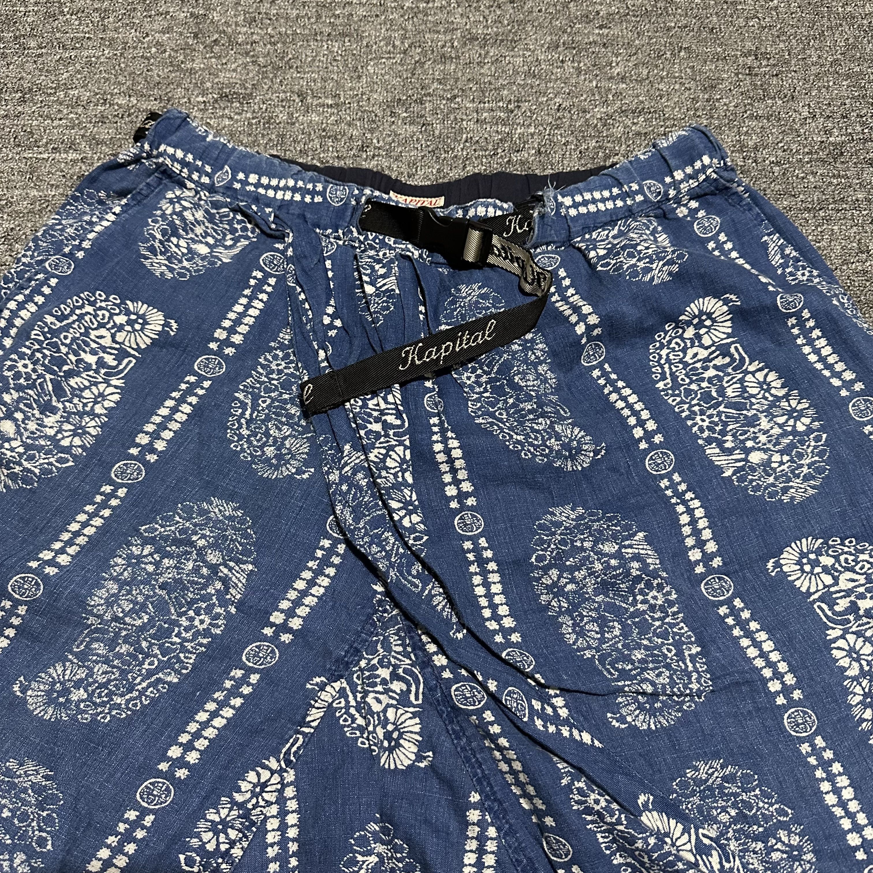 Kapital KAPITAL Paisley Shorts Size US 30 / EU 46 - 2 Thumbnail