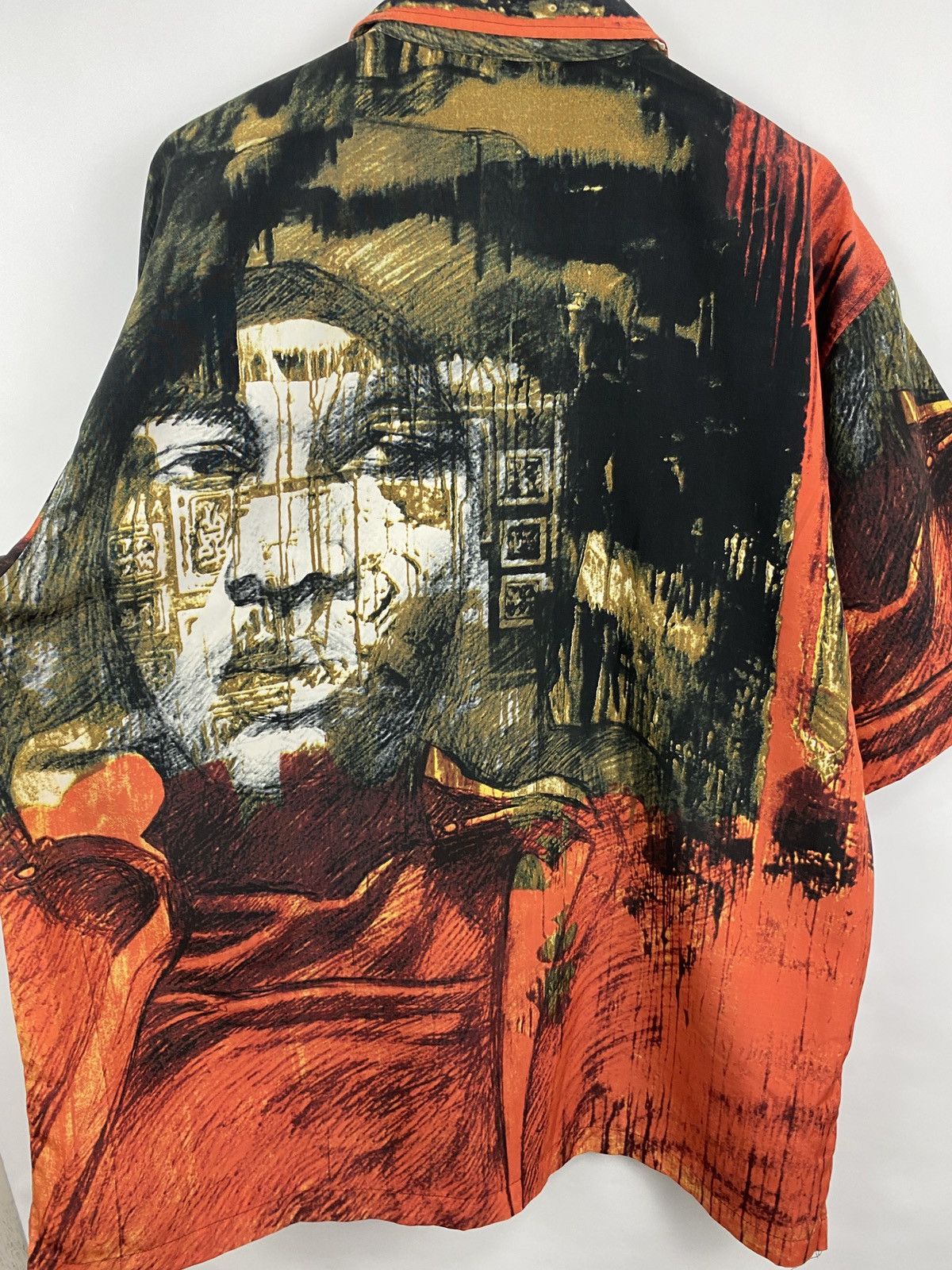 Karl Kani Y2K 90s Karl Kani Art Rap Print Shirt Avant Garde Rare Retro Size US XL / EU 56 / 4 - 10 Thumbnail