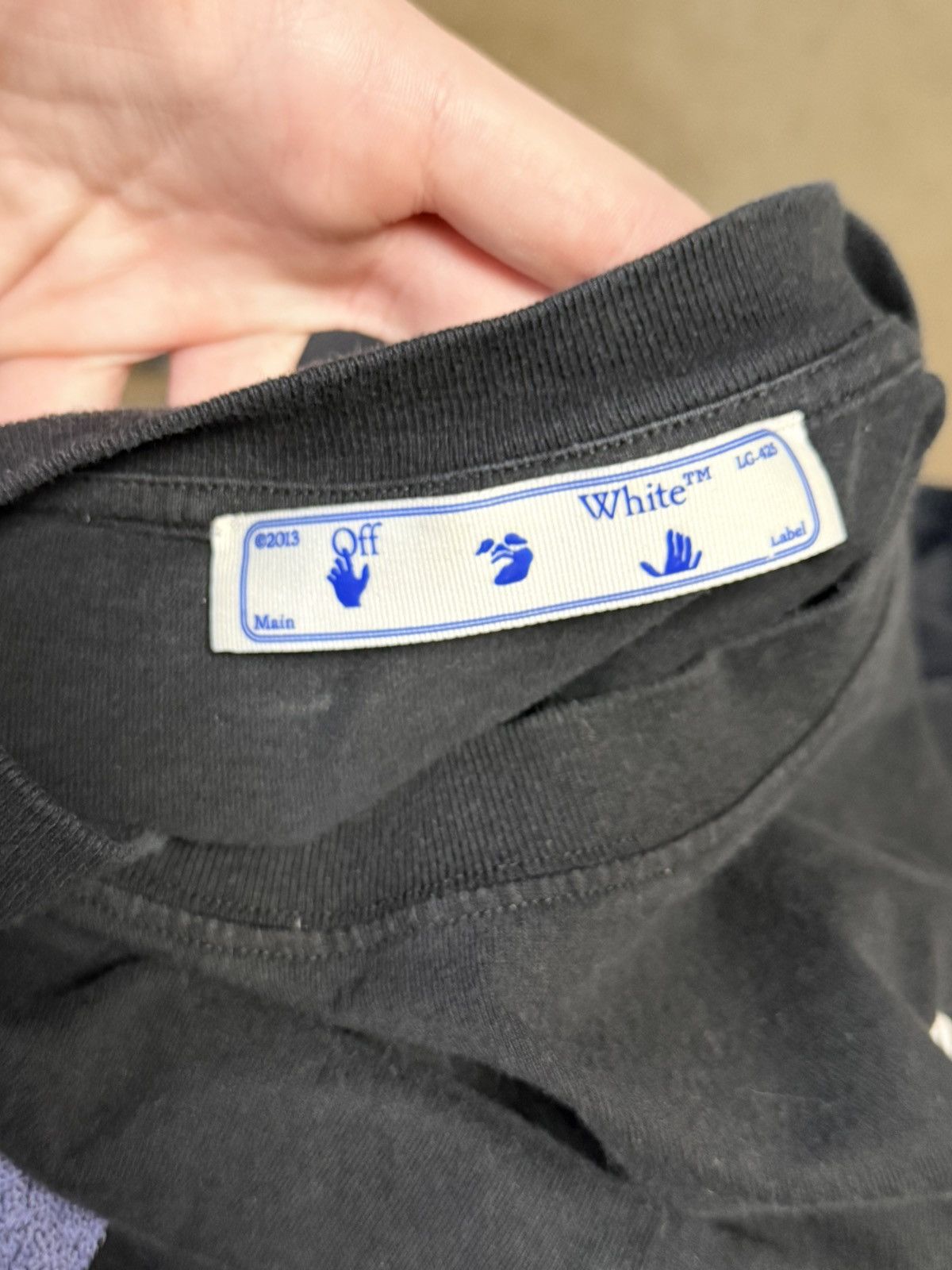 Off-White Black off white shirt Size US L / EU 52-54 / 3 - 3 Thumbnail