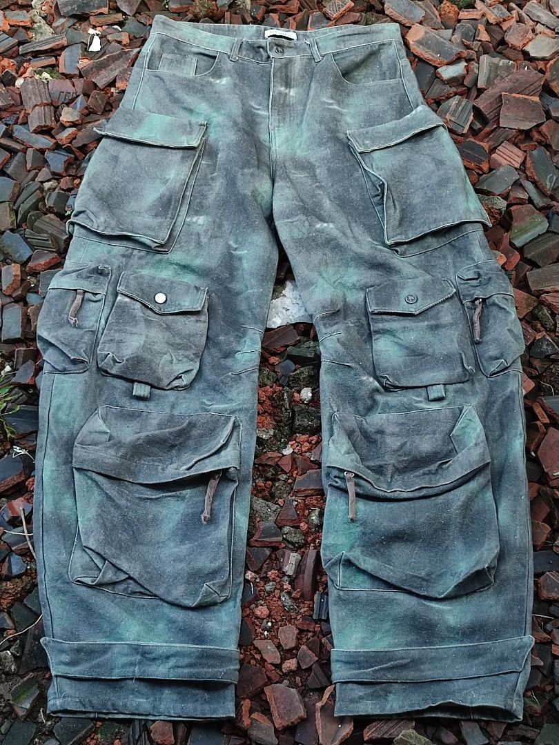 JNCO japanese multi pocket cargo Size US 35 - 1 Thumbnail