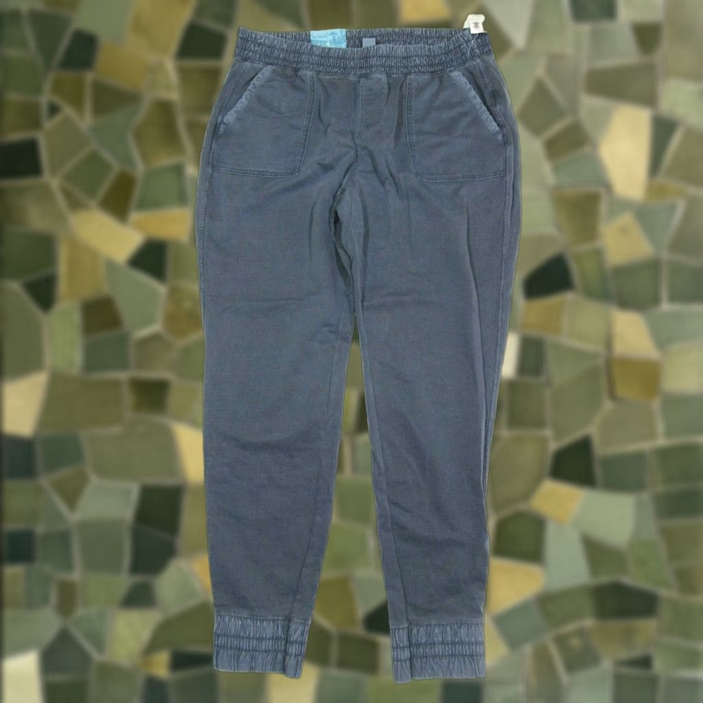Old Navy NWT Old Navy 100% Cotton Stretch Slim Comfort Jogger Pant With Pockets Women M Blue Front Pockets Comfort Stretch Classic Blue Jogger Pants Women M Size 32" / US 10 / IT 46 - 1 Thumbnail