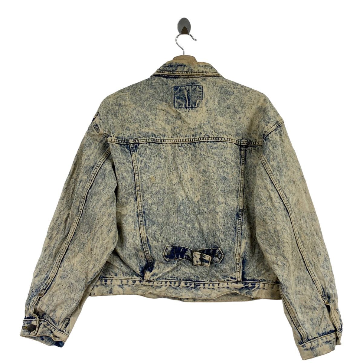 Edwin EDWIN GOLD-RUSH Motorcycle Bleach Style Denim Jeans Jacket Size US M / EU 48-50 / 2 - 3 Thumbnail