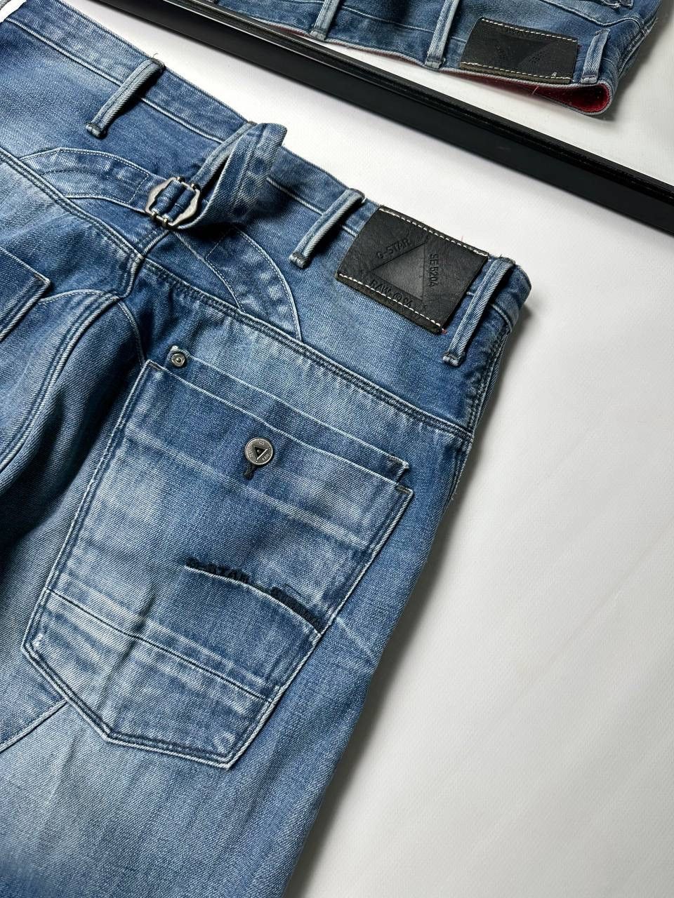 G-Star 🔥Rare Vintage G Star Raw 20 Cargo Washed 90s Y2K Jeans Size US 32 / EU 48 - 4 Thumbnail