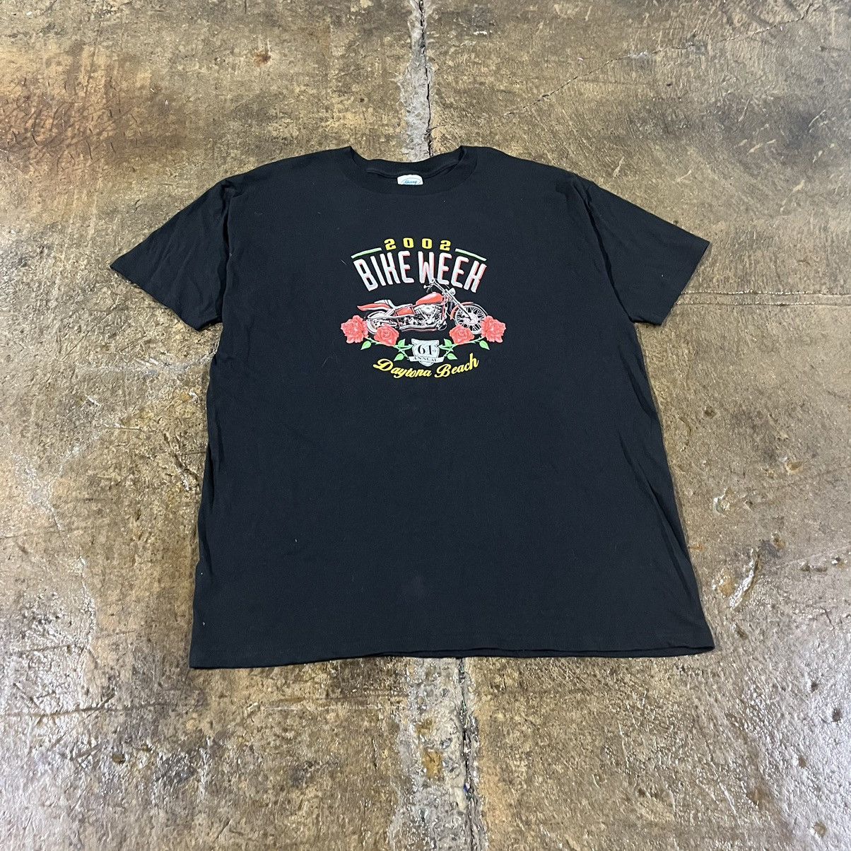 Harley Davidson × Vintage Crazy Vintage Bike Week 2002 Biker Grunge Tee Shirt Size XXL Size US XXL / EU 58 / 5 - 3 Thumbnail