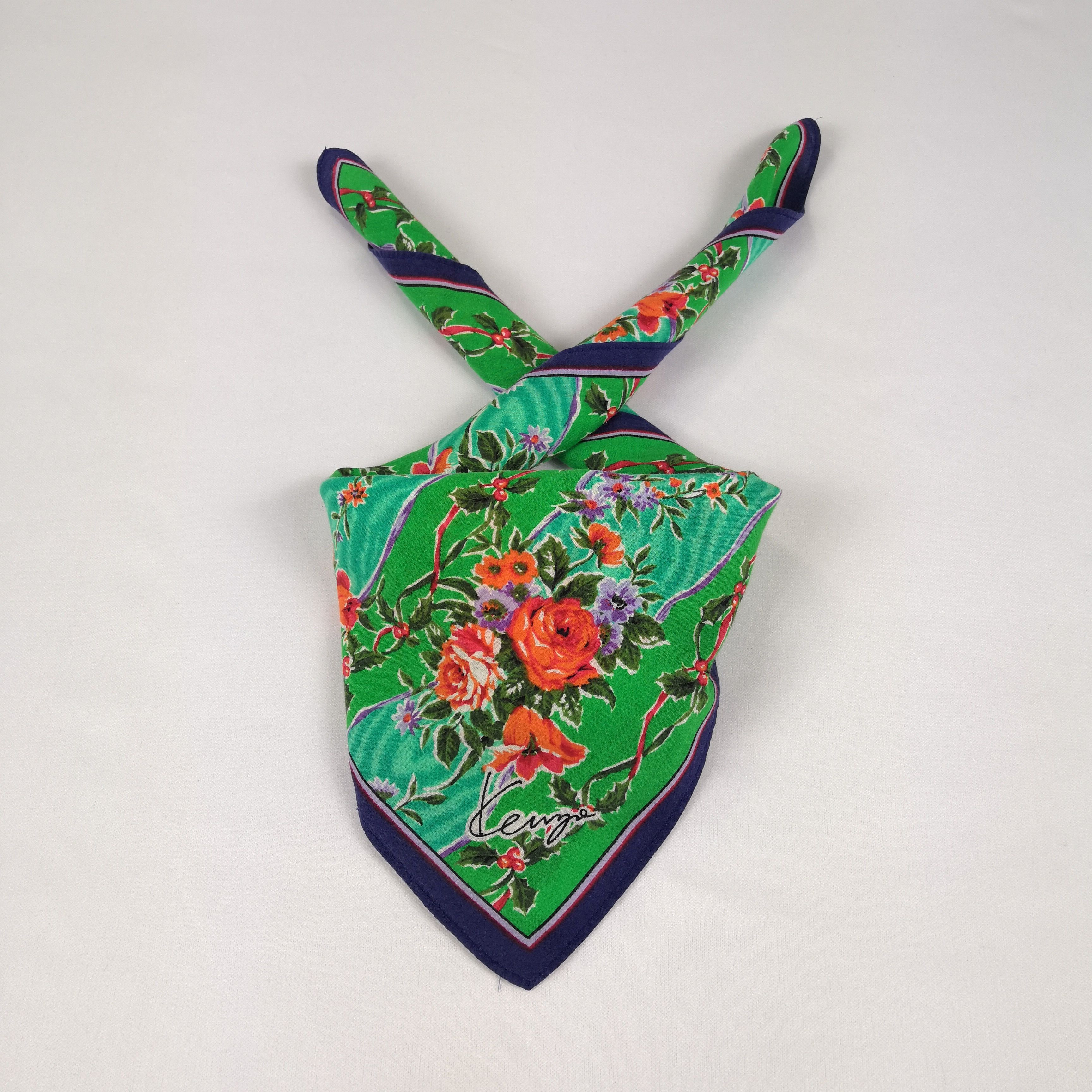 Kenzo Vintage Kenzo Handkerchief Neckerchief Bandana Size ONE SIZE - 3 Thumbnail