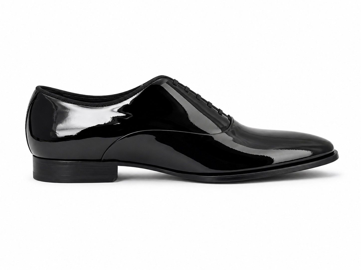 Suitsupply SuitSupply Black Tuxedo Oxford — Patent Leather | Dead Stock Size US 9 / EU 42 - 3 Thumbnail
