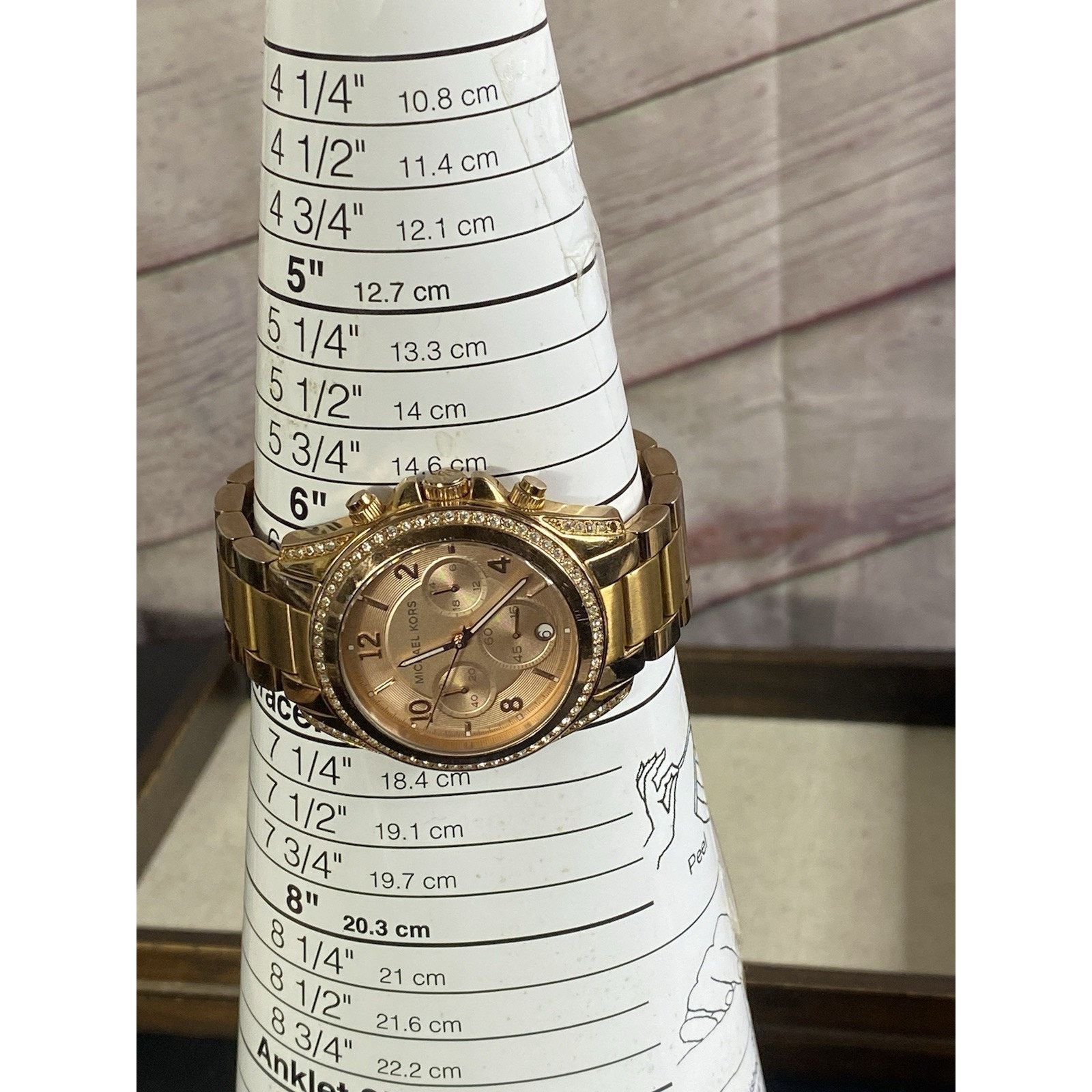 Michael Kors Michael Kors NEW Battery Stainless Rose Gold Watch MK5263 Size ONE SIZE - 5 Thumbnail