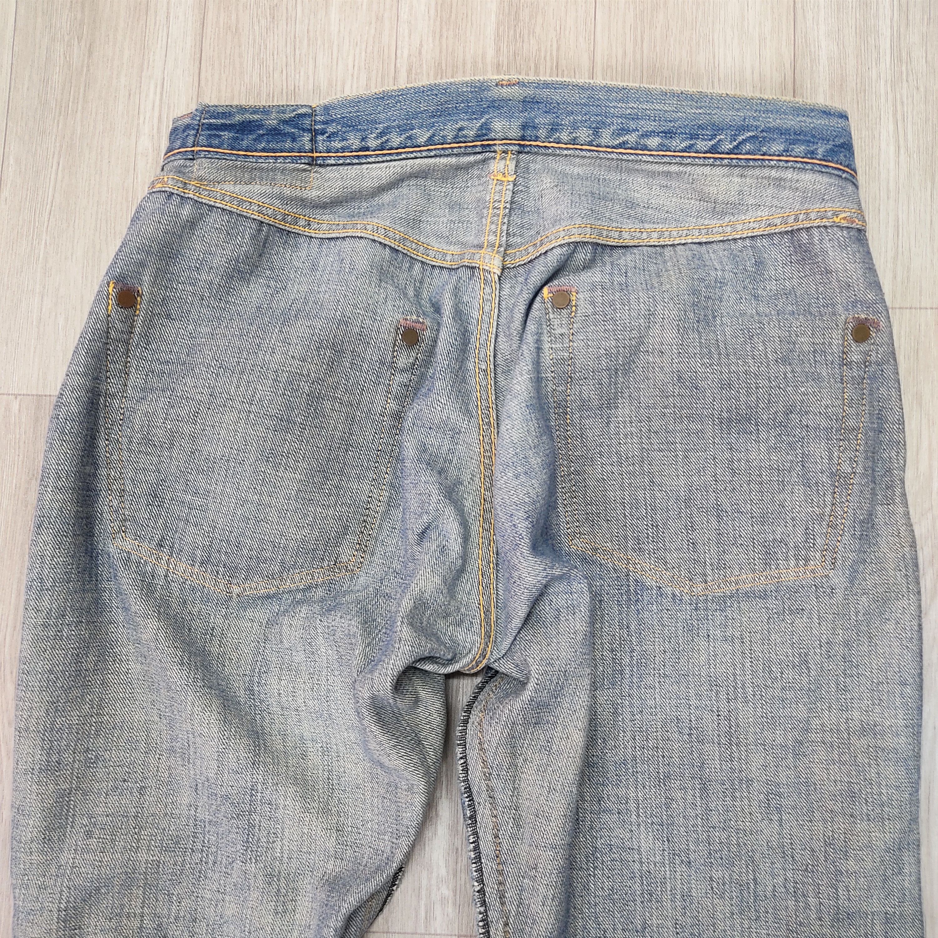 Japanese Brand Vintage Cloze Jeans Distressed Selvedge Denim Pants Size US 32 / EU 48 - 17 Thumbnail