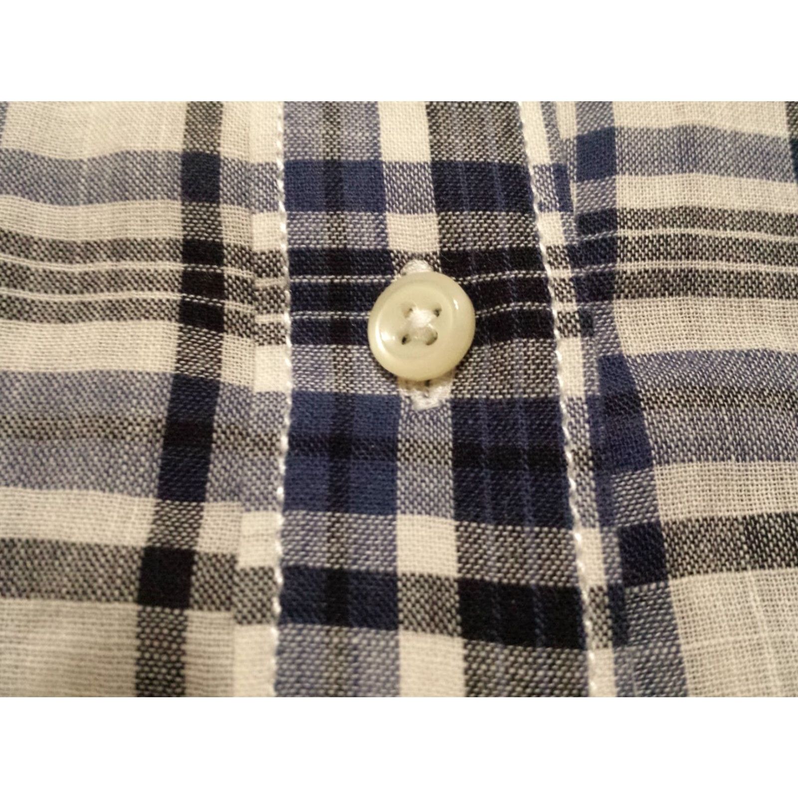 Madewell Madewell Womens XS Shirt Long Sleeve Button-Front Multicolor Plaid Check Slim Size XS / US 0-2 / IT 36-38 - 4 Thumbnail