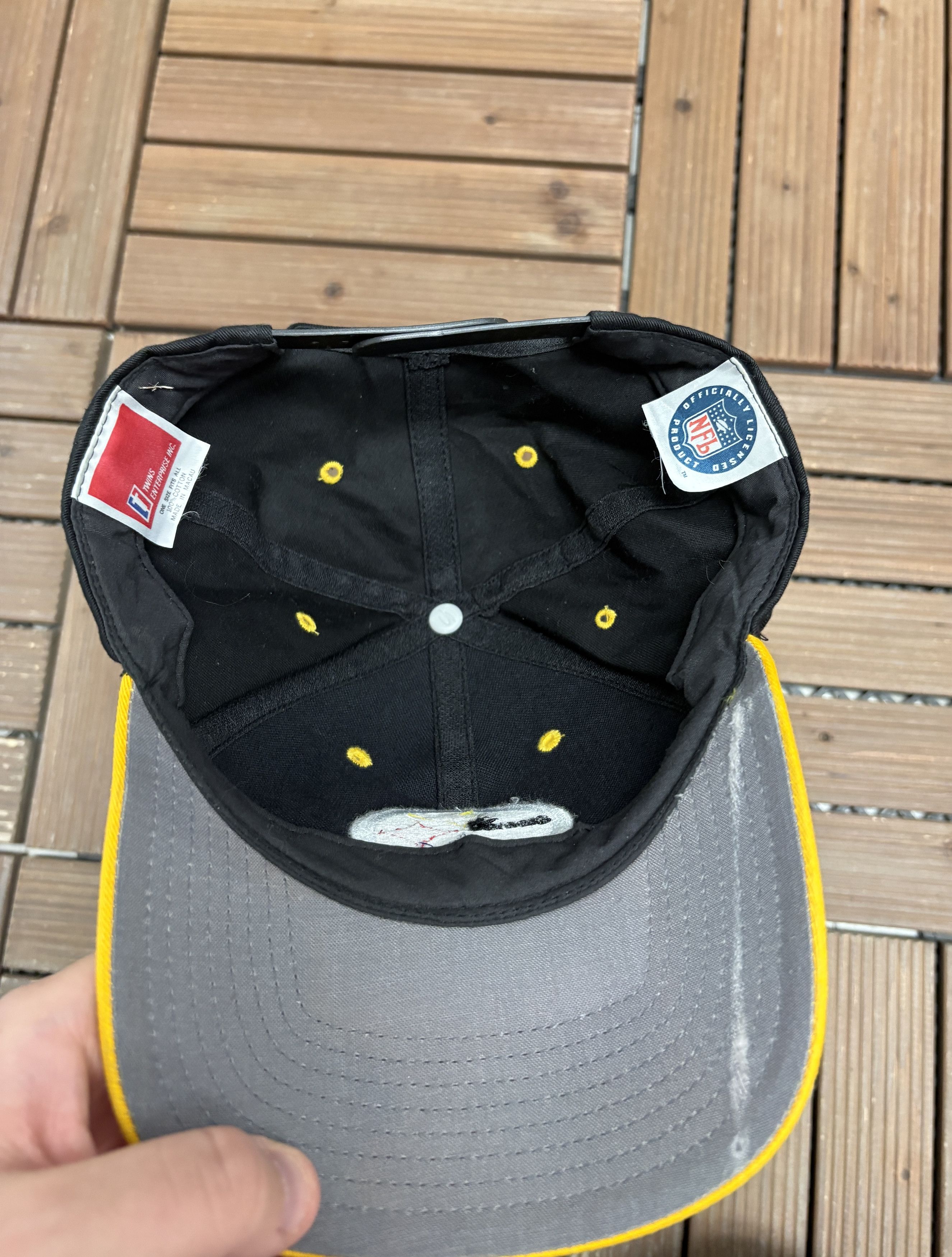 Vintage Pittsburgh Steelers Vintage Embroidered Snap Back Hat Size ONE SIZE - 6 Thumbnail