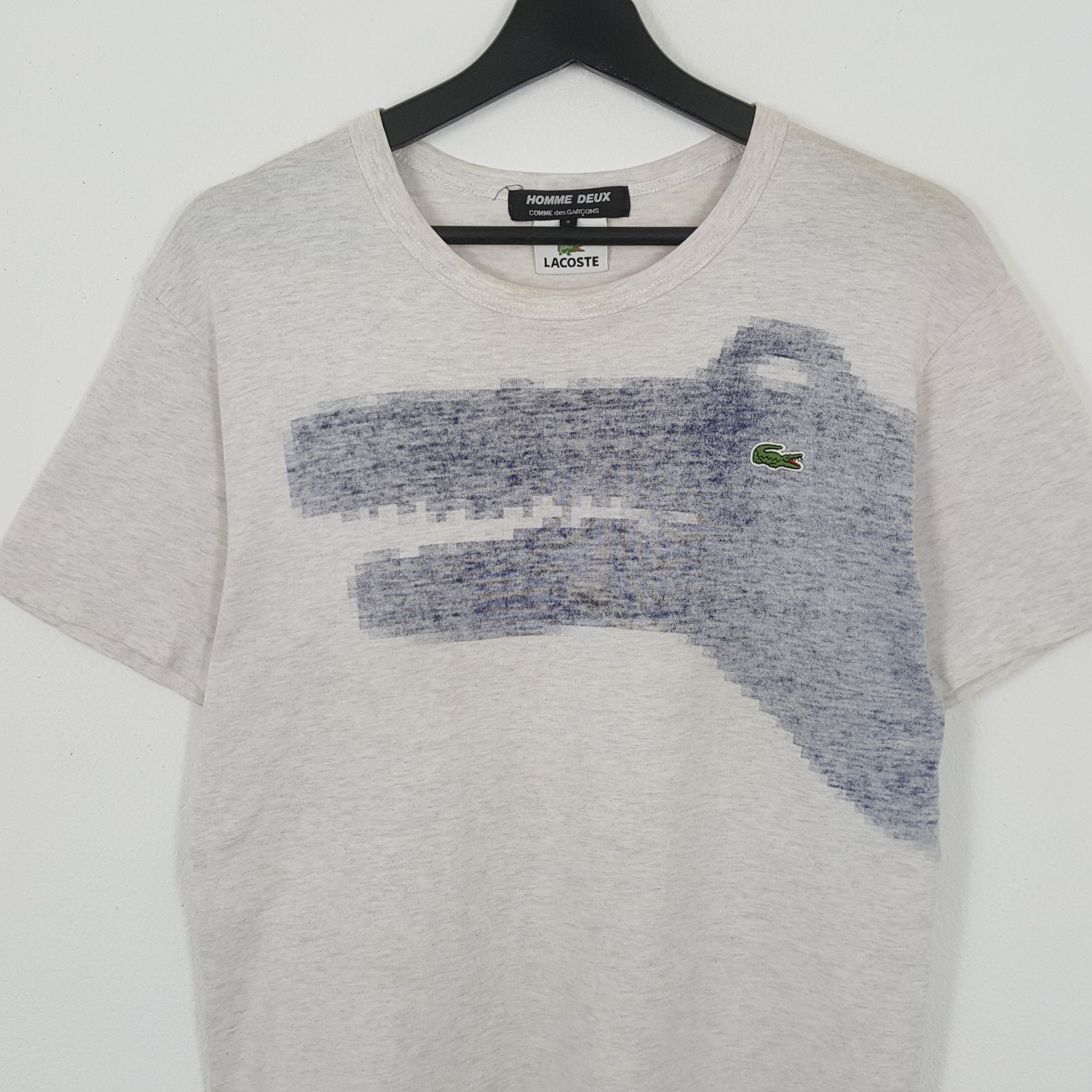 Comme des Garcons Homme Deux × Lacoste × Vintage COMME DES GARCONS x LACOSTE Streetwear Style Tshirt Size US S / EU 44-46 / 1 - 2 Thumbnail