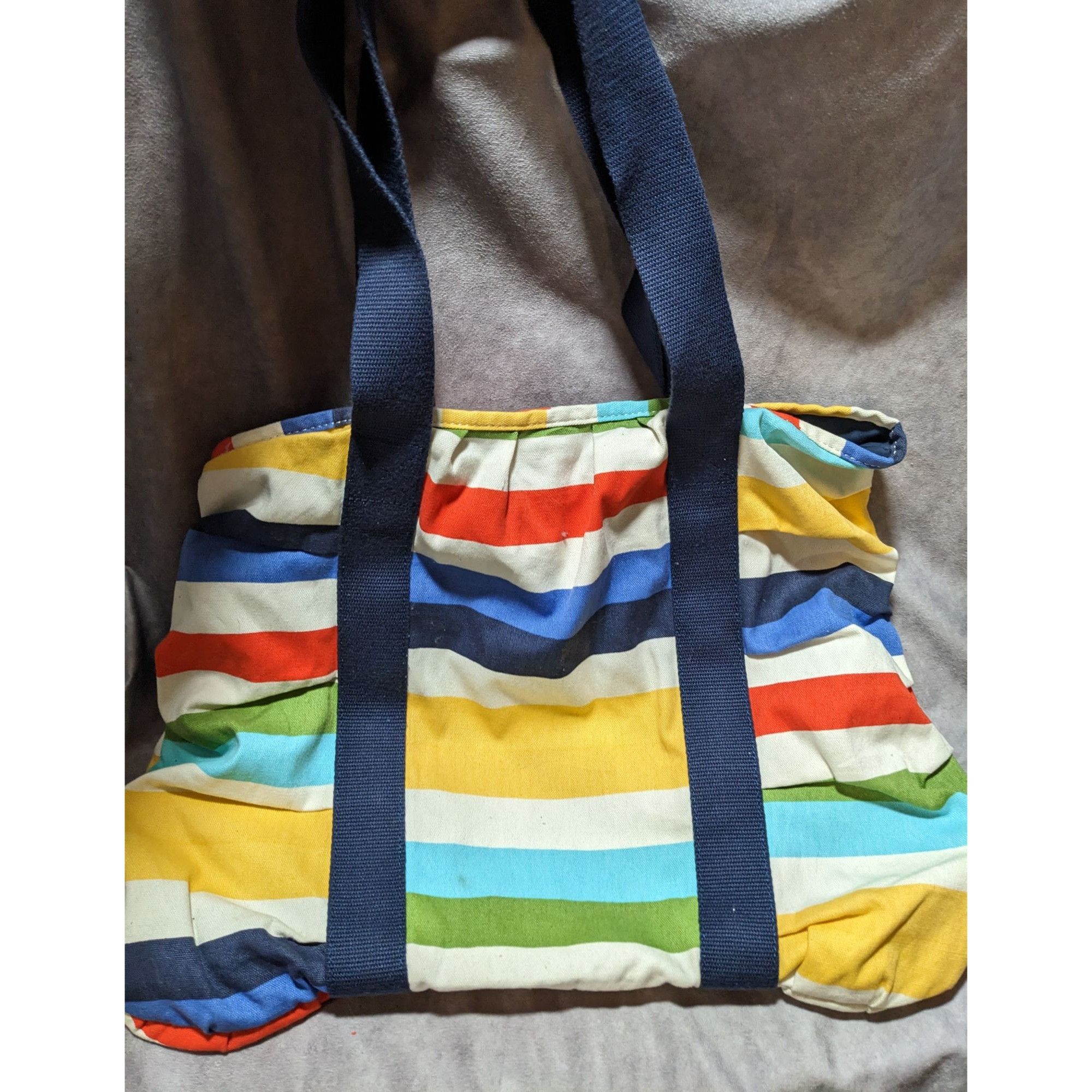 Other Retro Roxy Striped Canvas Beachy Tote Bag Size ONE SIZE - 12 Thumbnail
