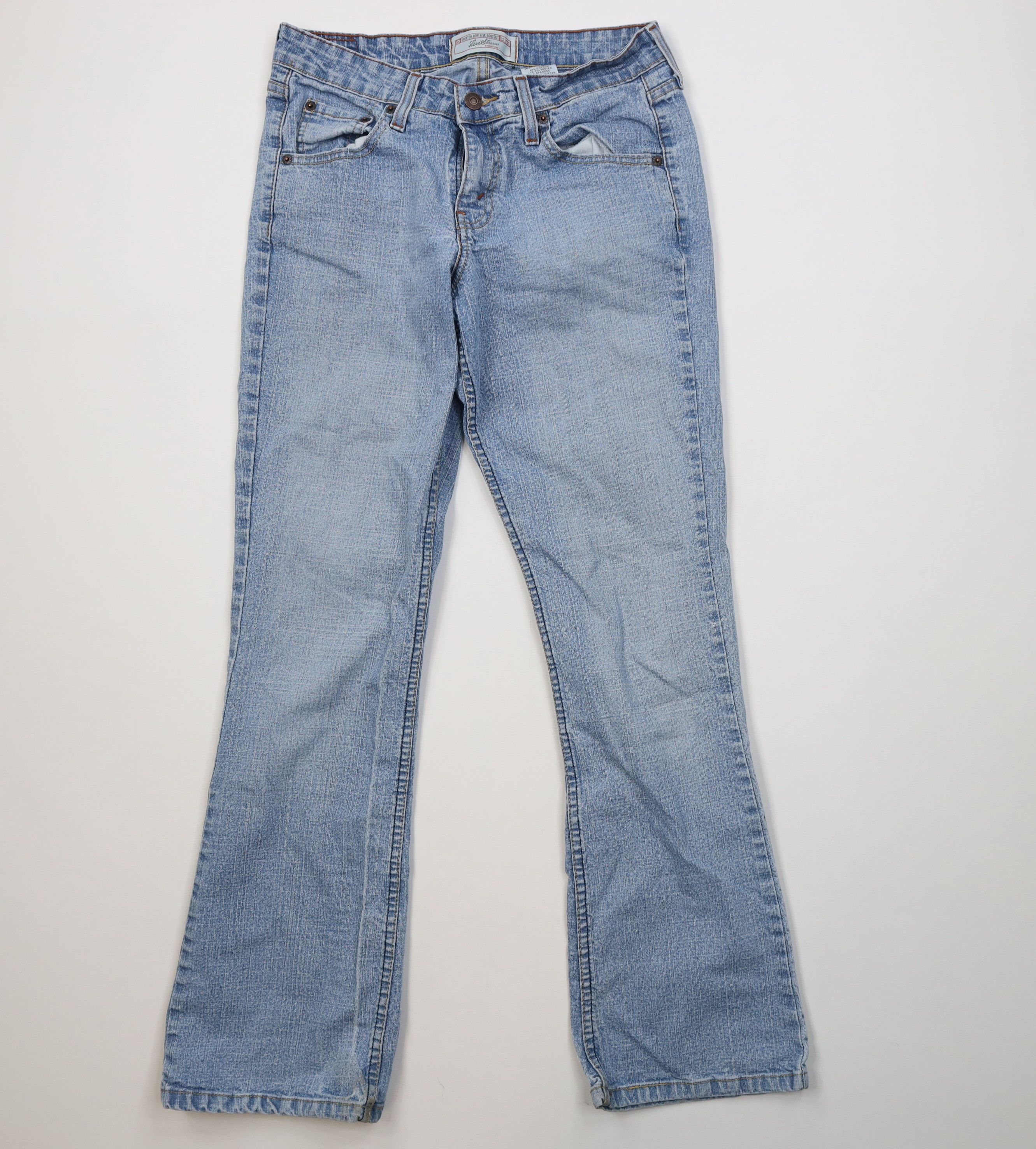 Levi's Vintage Y2K 2005 Levis Rise Bootcut Flared Wide Leg Jeans Size 27" / US 4 / IT 40 - 1 Thumbnail